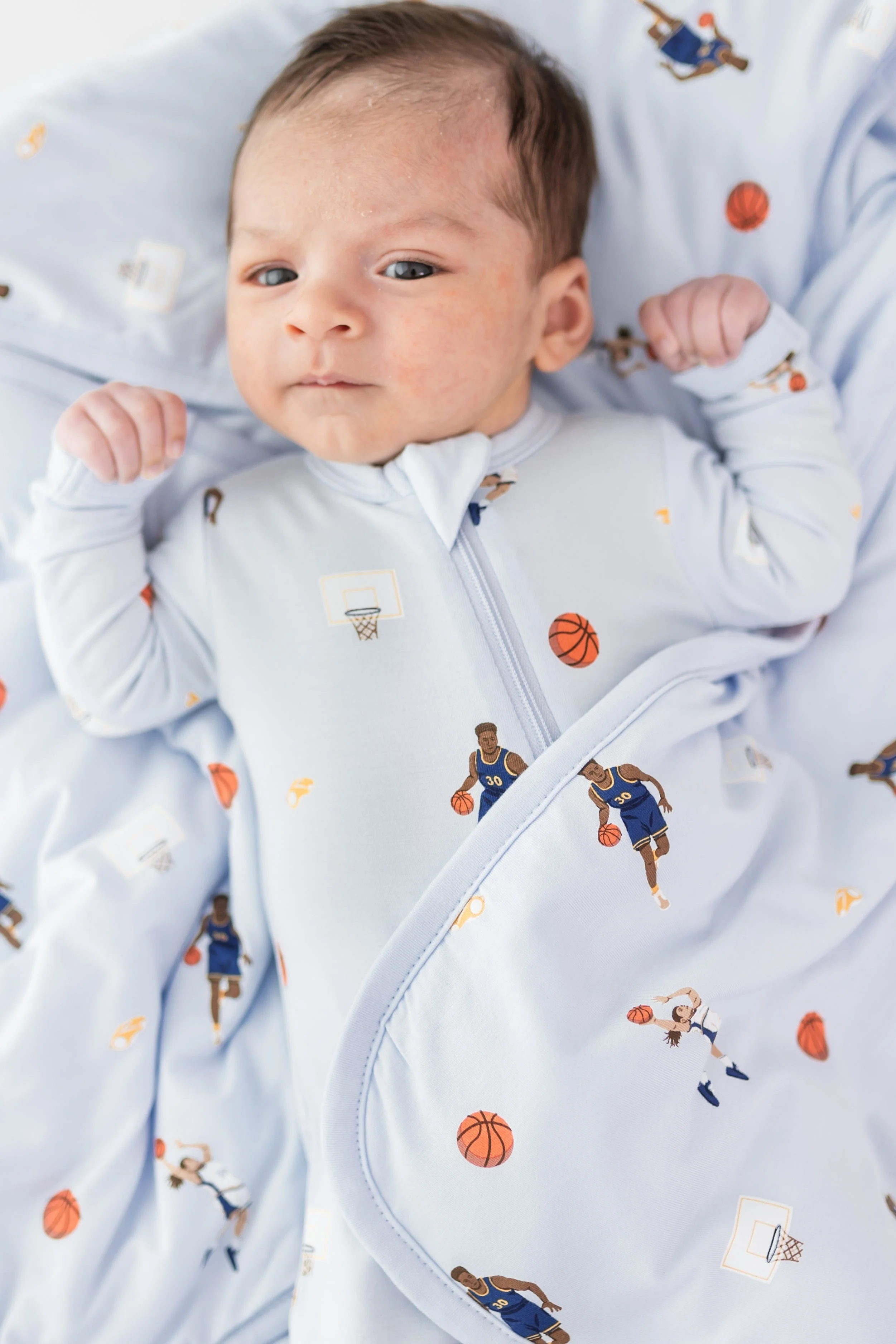 Baby Blanket in Basketball 1.0 - Image 3