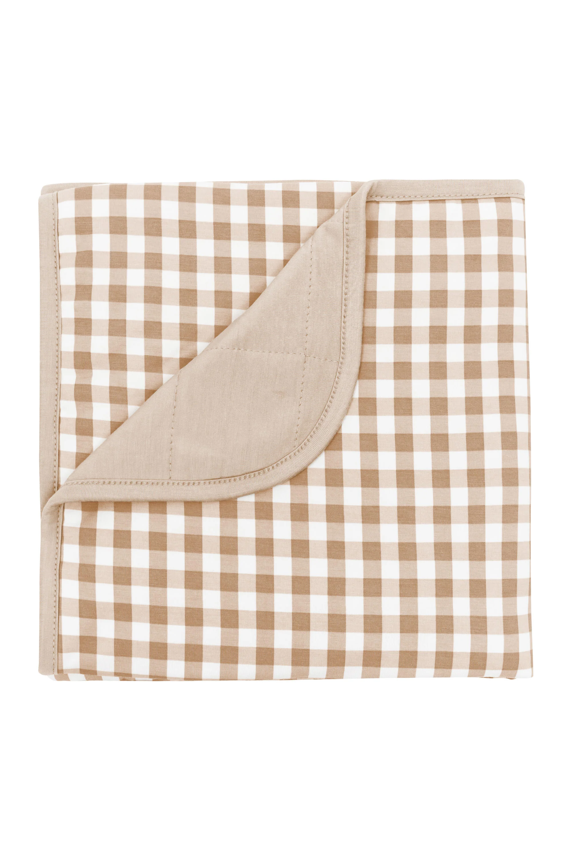 Baby Blanket in Gingham Bisque 1.0 - Image 2