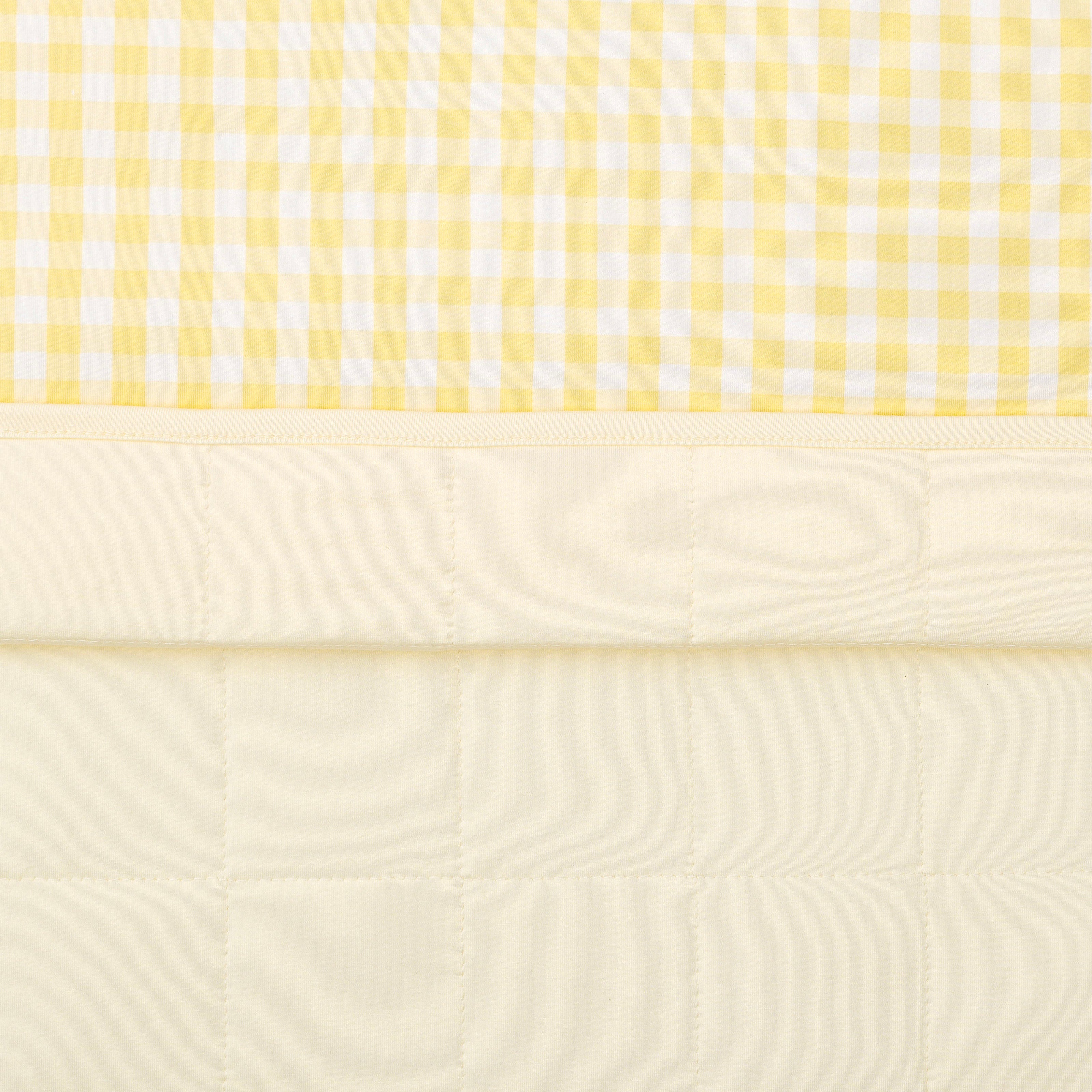 Baby Blanket in Gingham Chamomile - Image 3