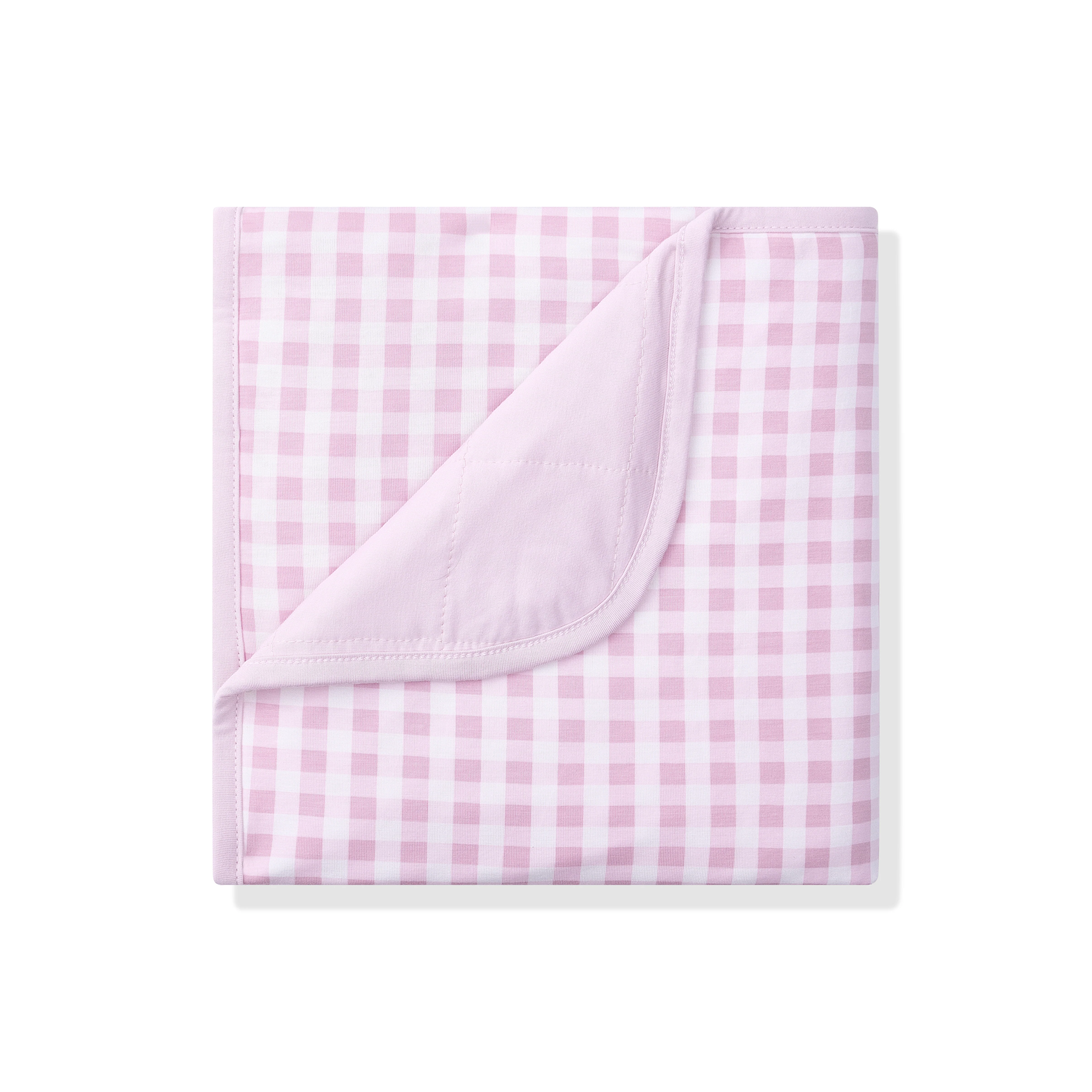 Baby Blanket in Gingham Thistle - Image 2