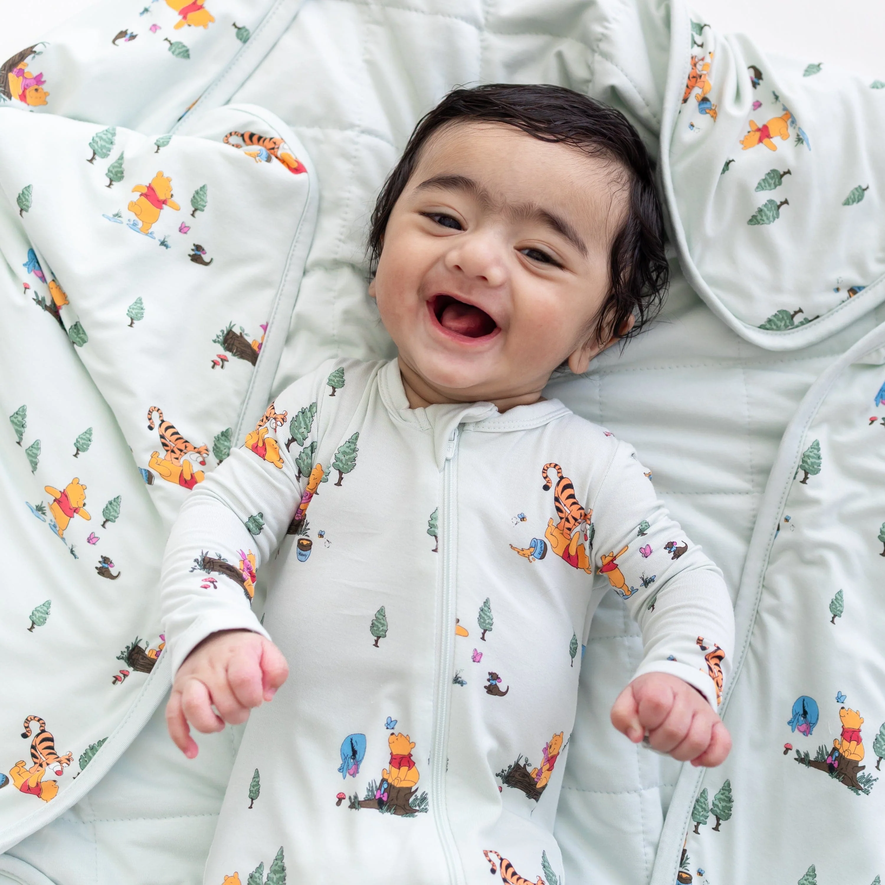 Baby Blanket in Winnie the Pooh Hundred Acre Wood - Image 3