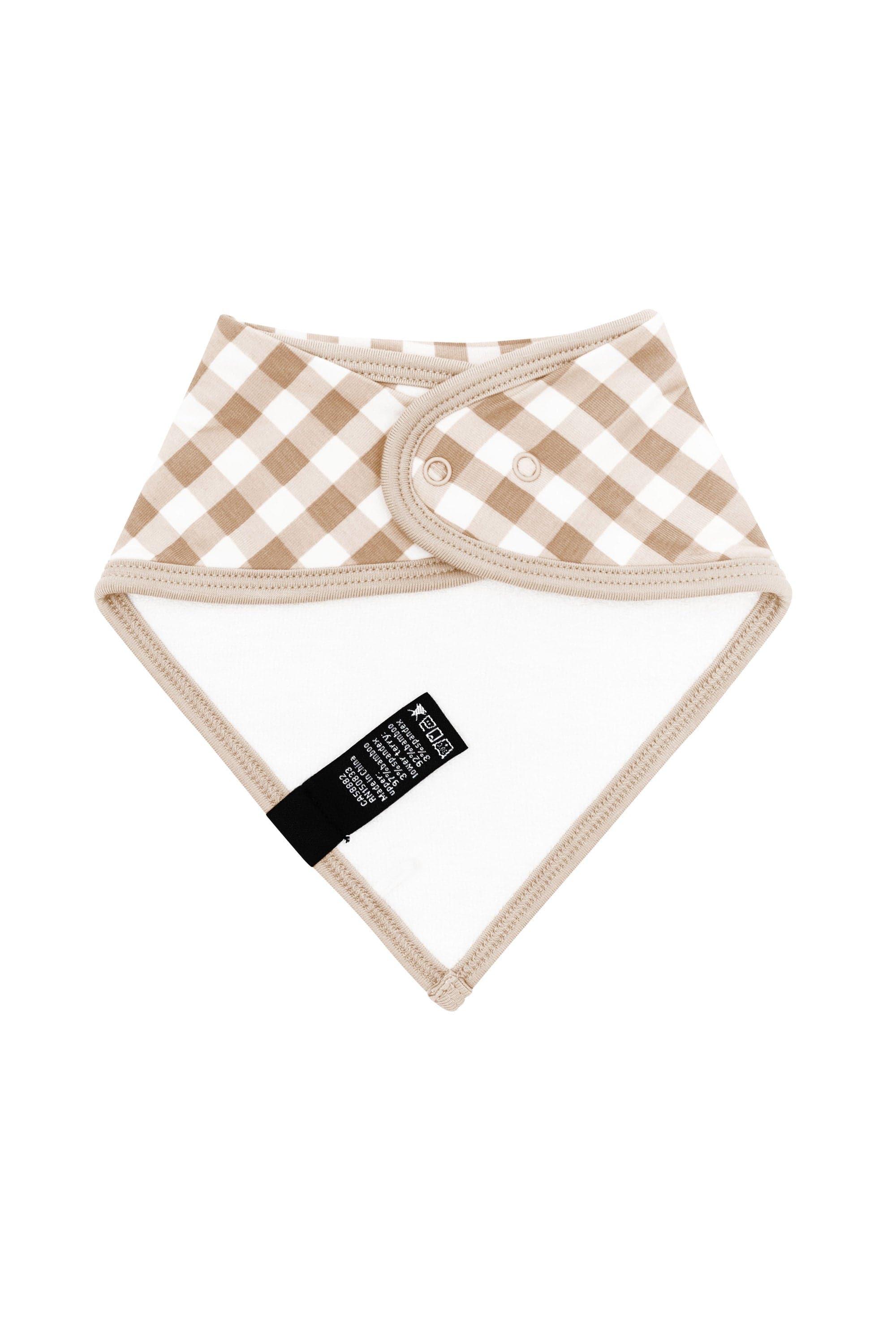 Bib in Gingham Bisque - Image 2