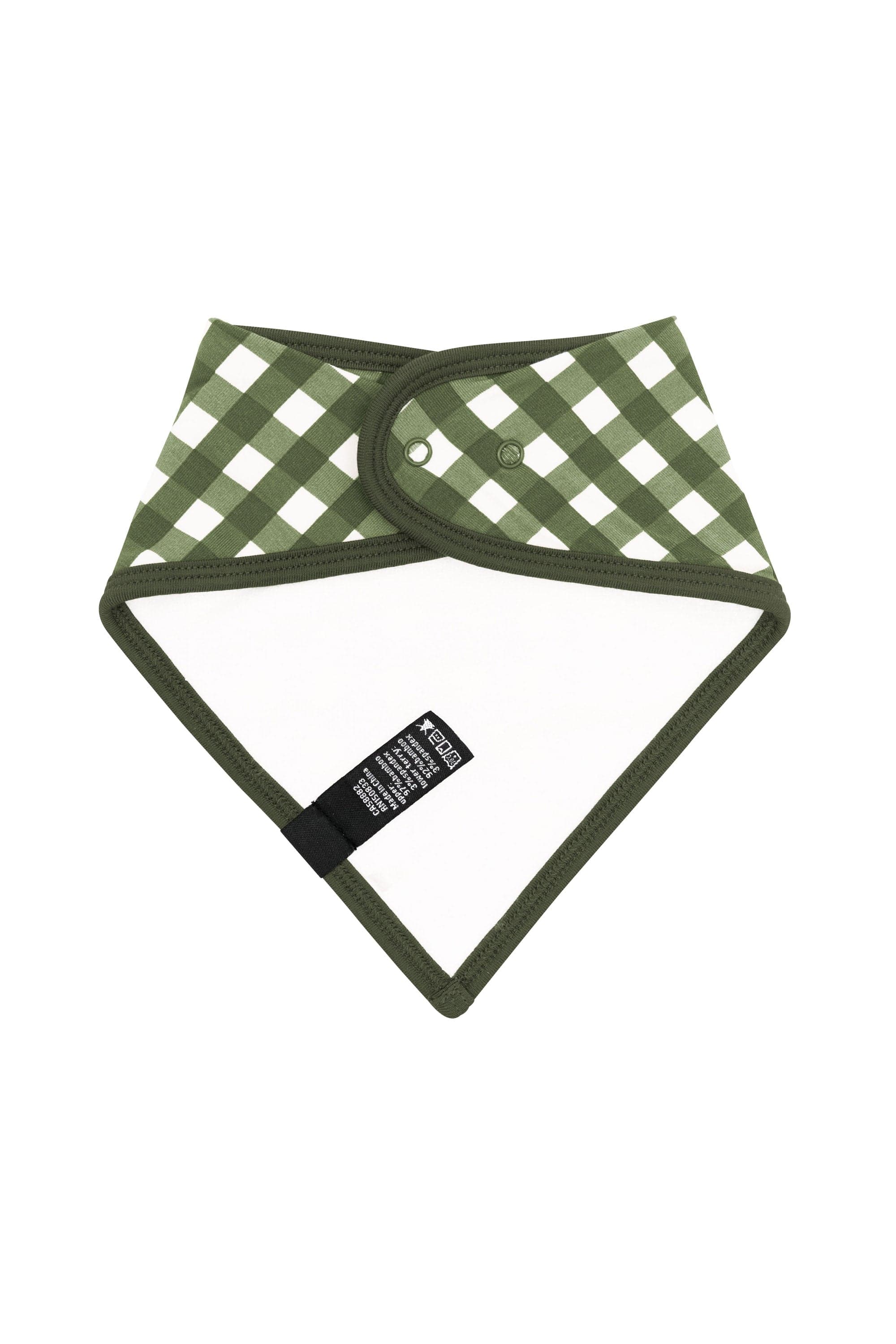 Bib in Gingham Fir - Image 2