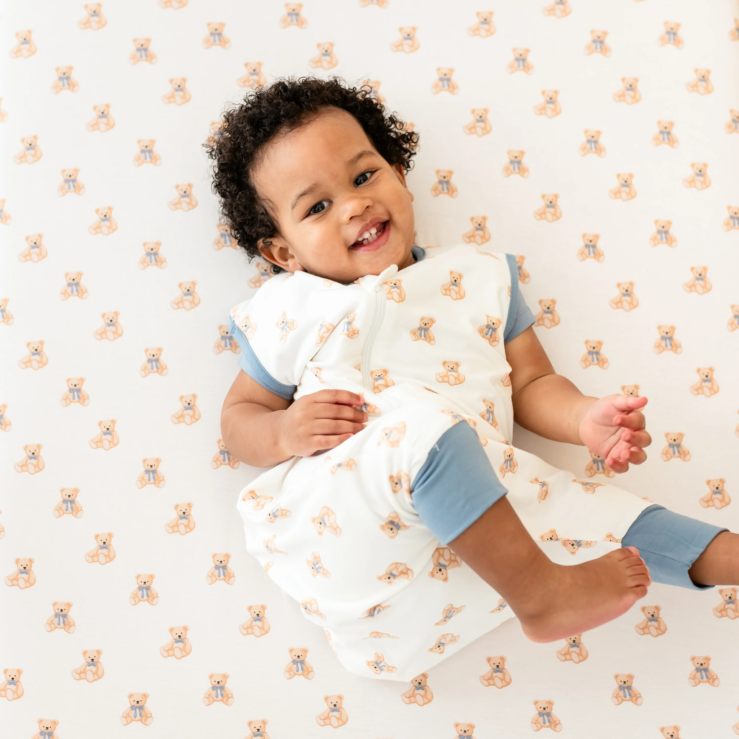 Crib Sheet in Teddy Bear - Image 2