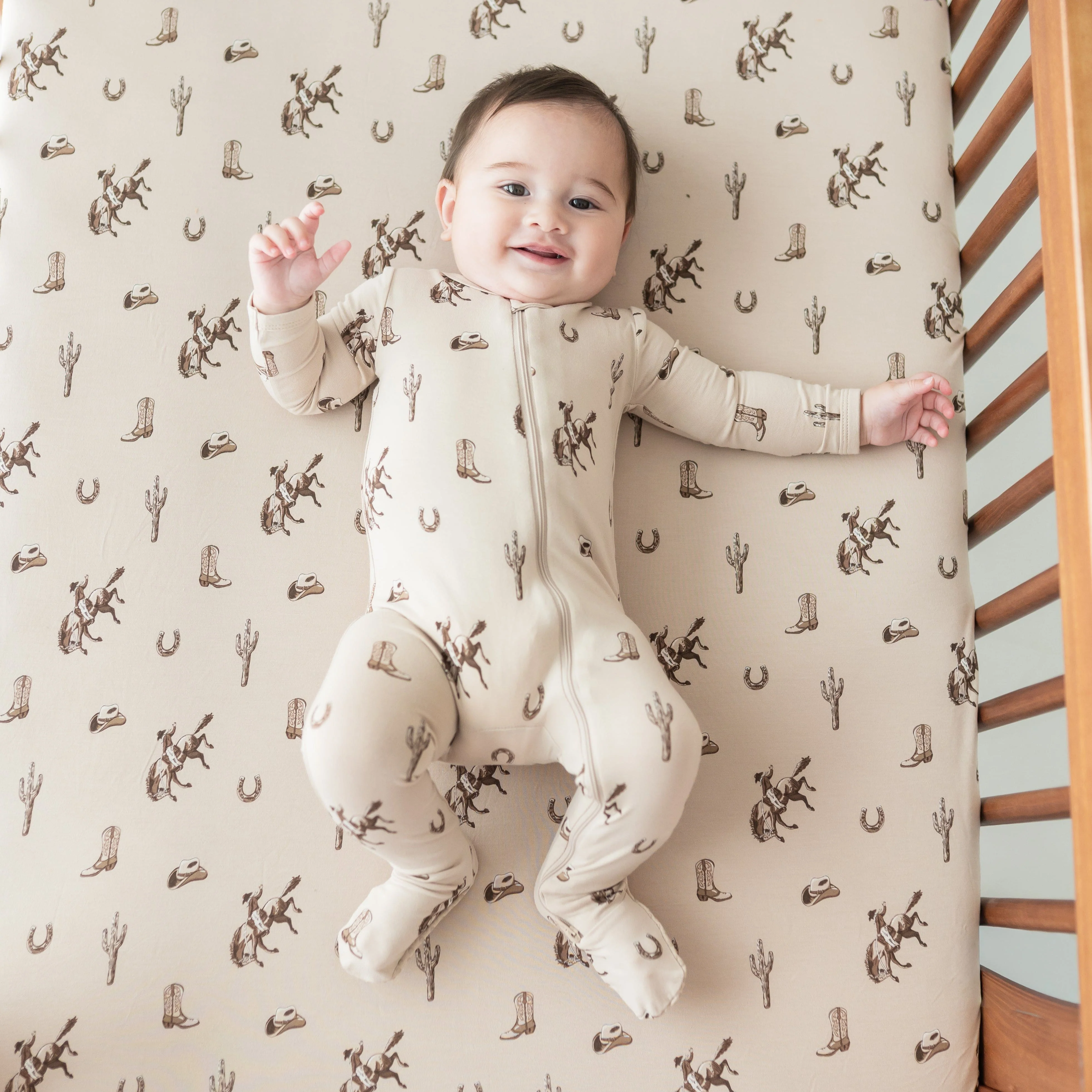 Crib Sheet in Classic Cowboy - Image 2