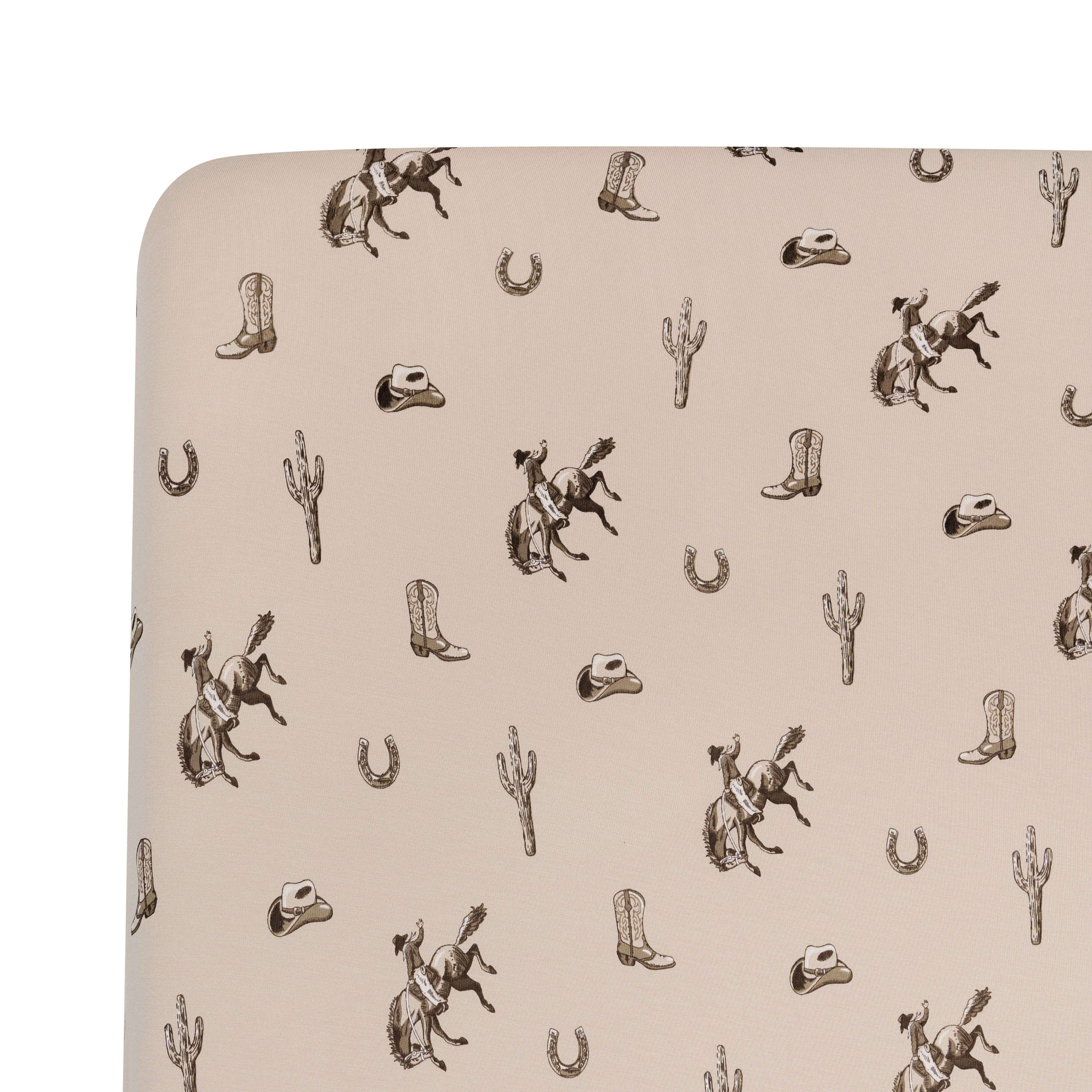 Crib Sheet in Classic Cowboy - Image 4