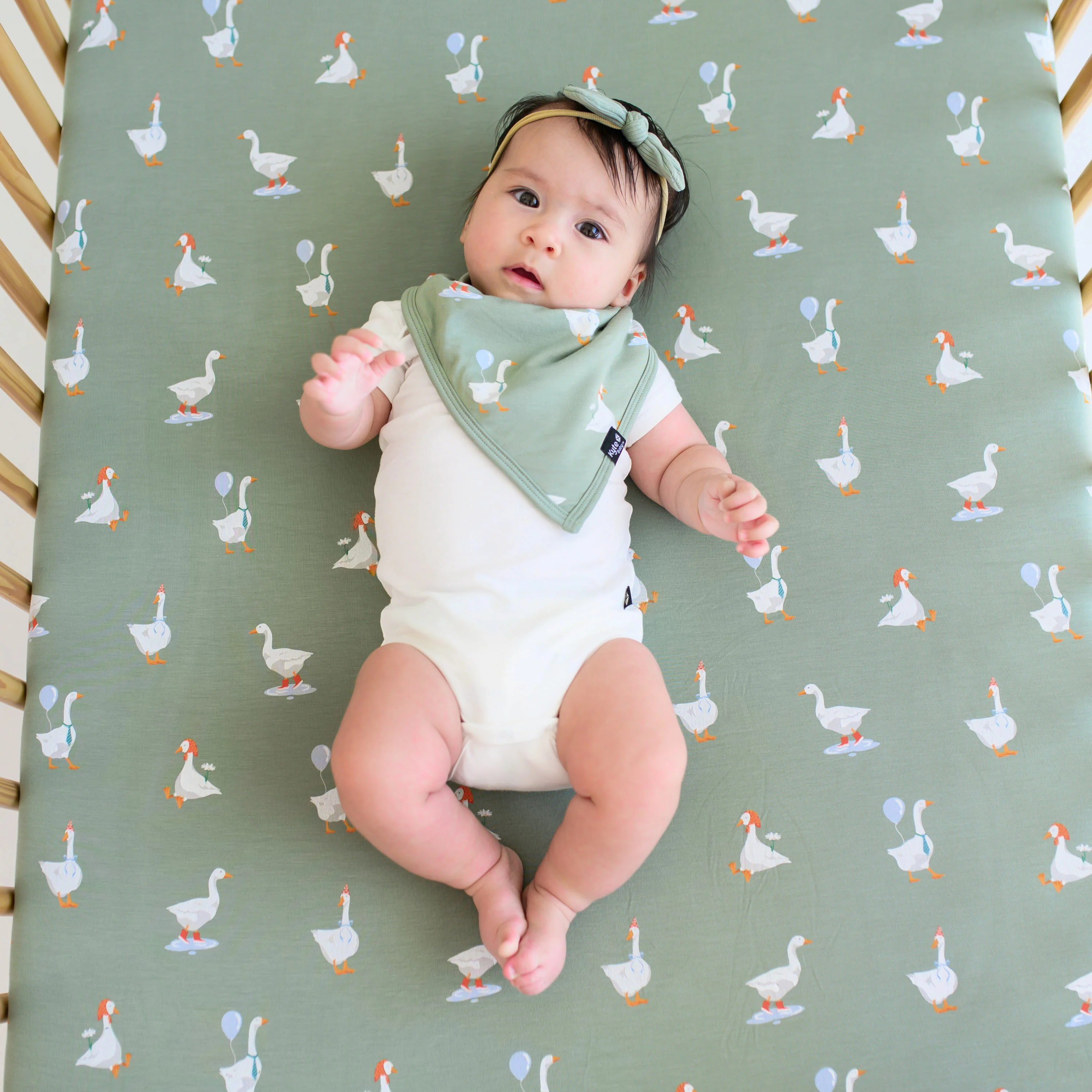 Crib Sheet in Silly Goose - Image 3