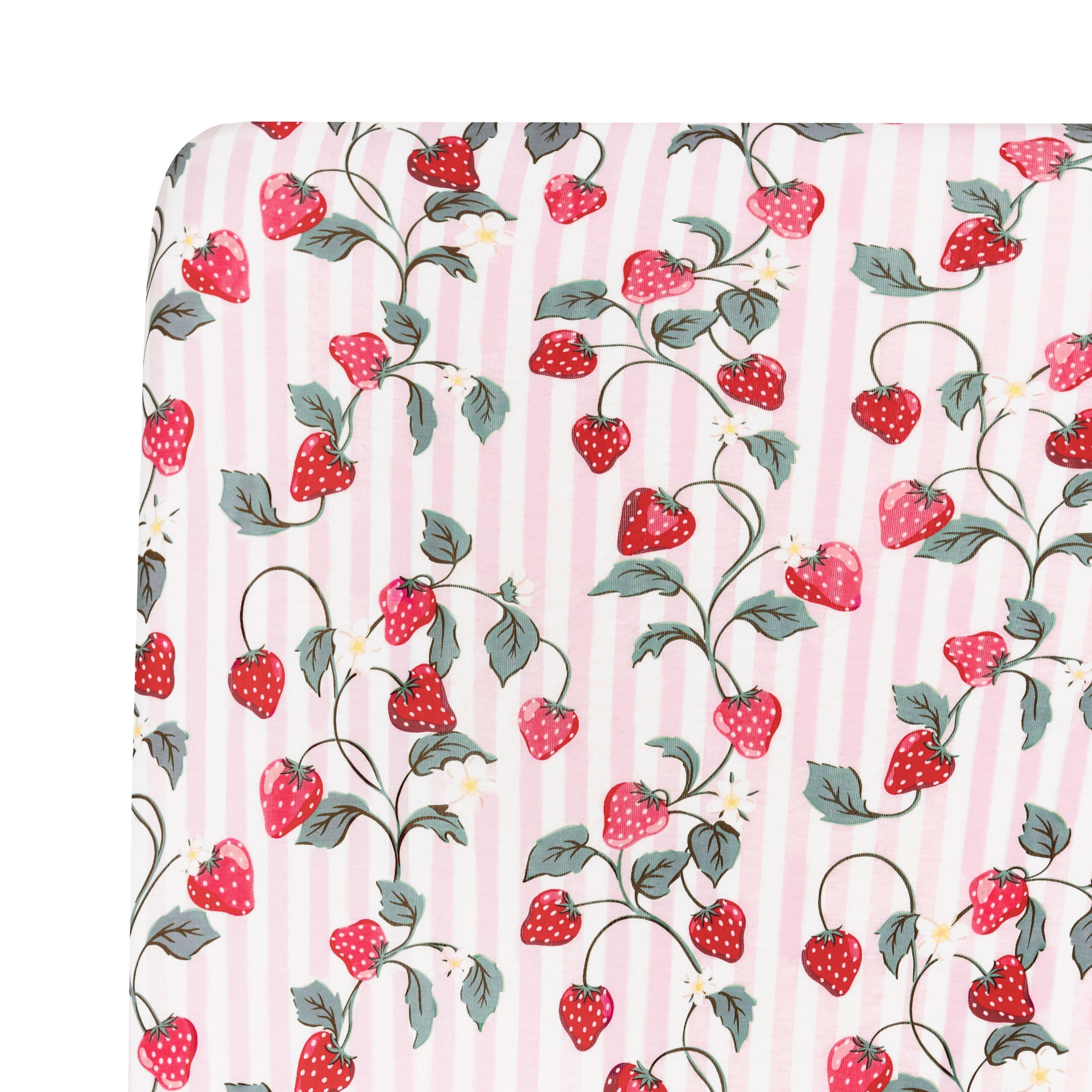 Crib Sheet in Strawberry Fields - Image 5