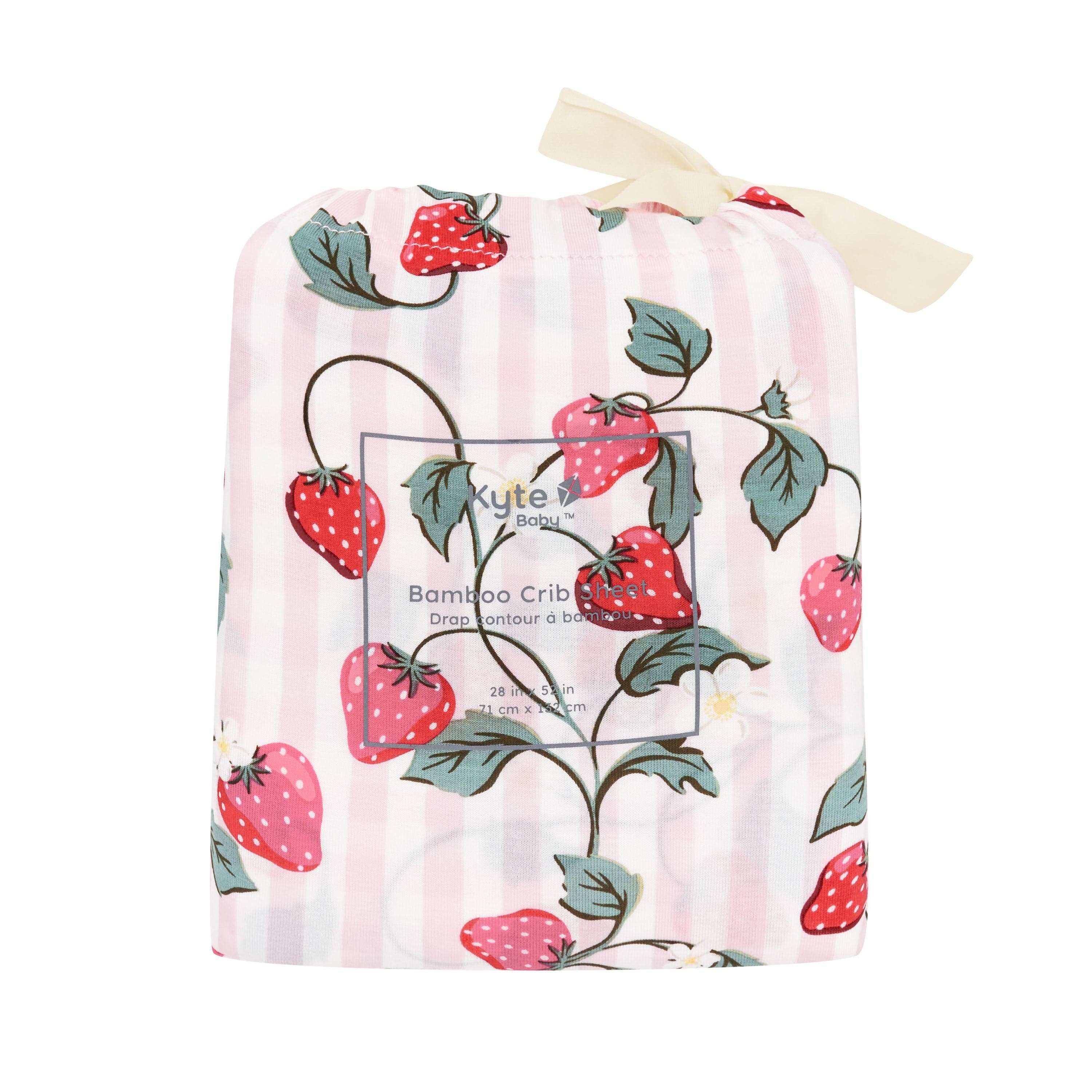 Crib Sheet in Strawberry Fields - Image 6