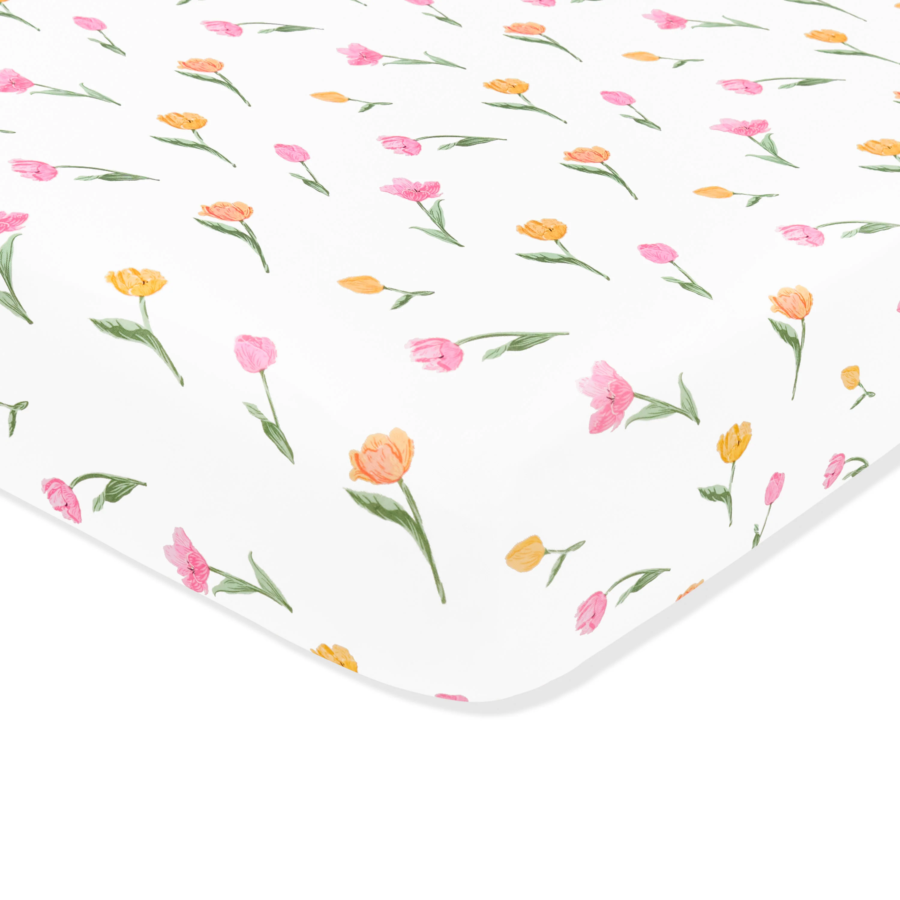 Crib Sheet in Tulip - Image 2