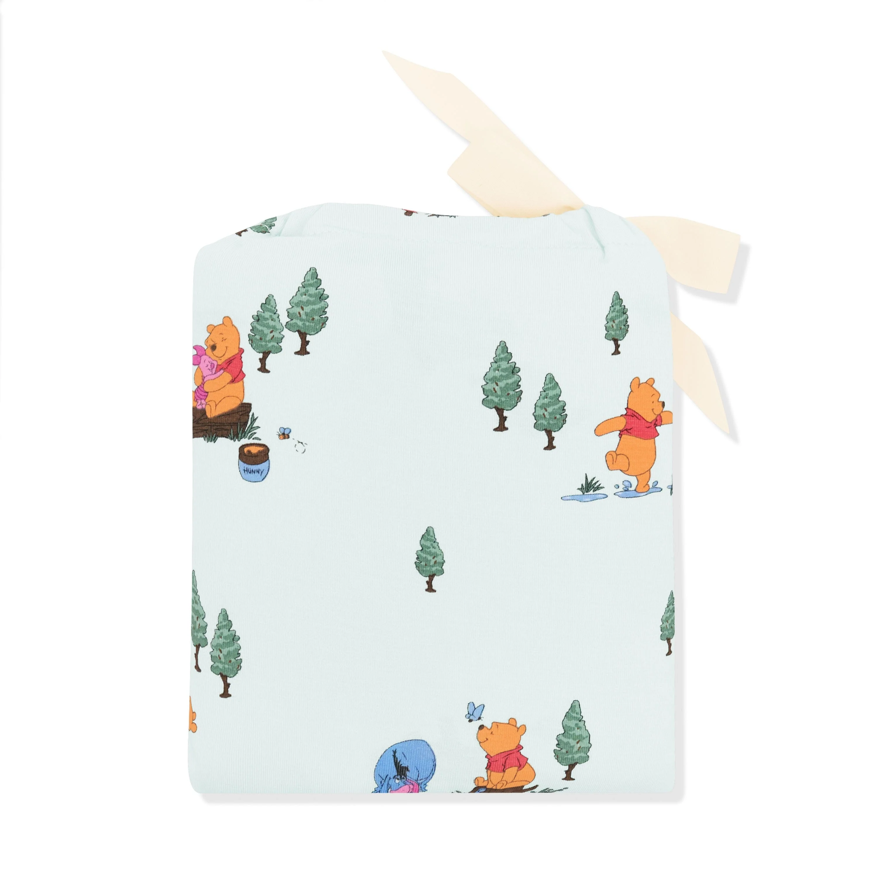 Crib Sheet in Winnie the Pooh Hundred Acre Wood - Image 3