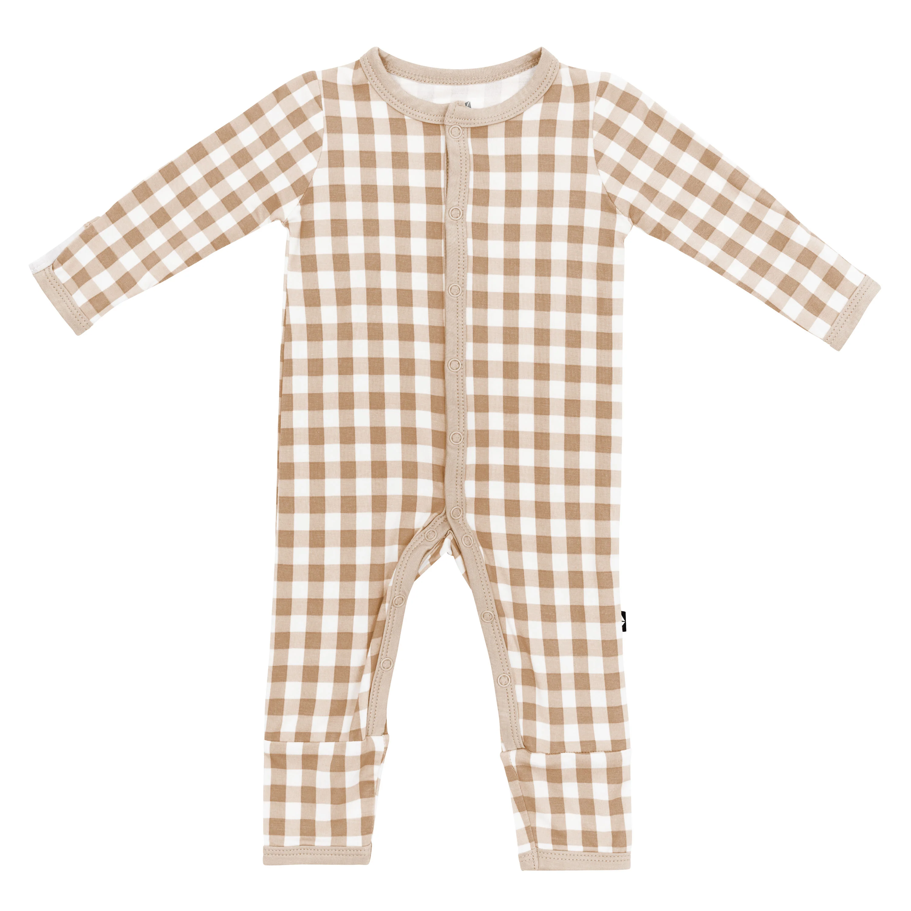 Romper in Gingham Bisque - Image 2