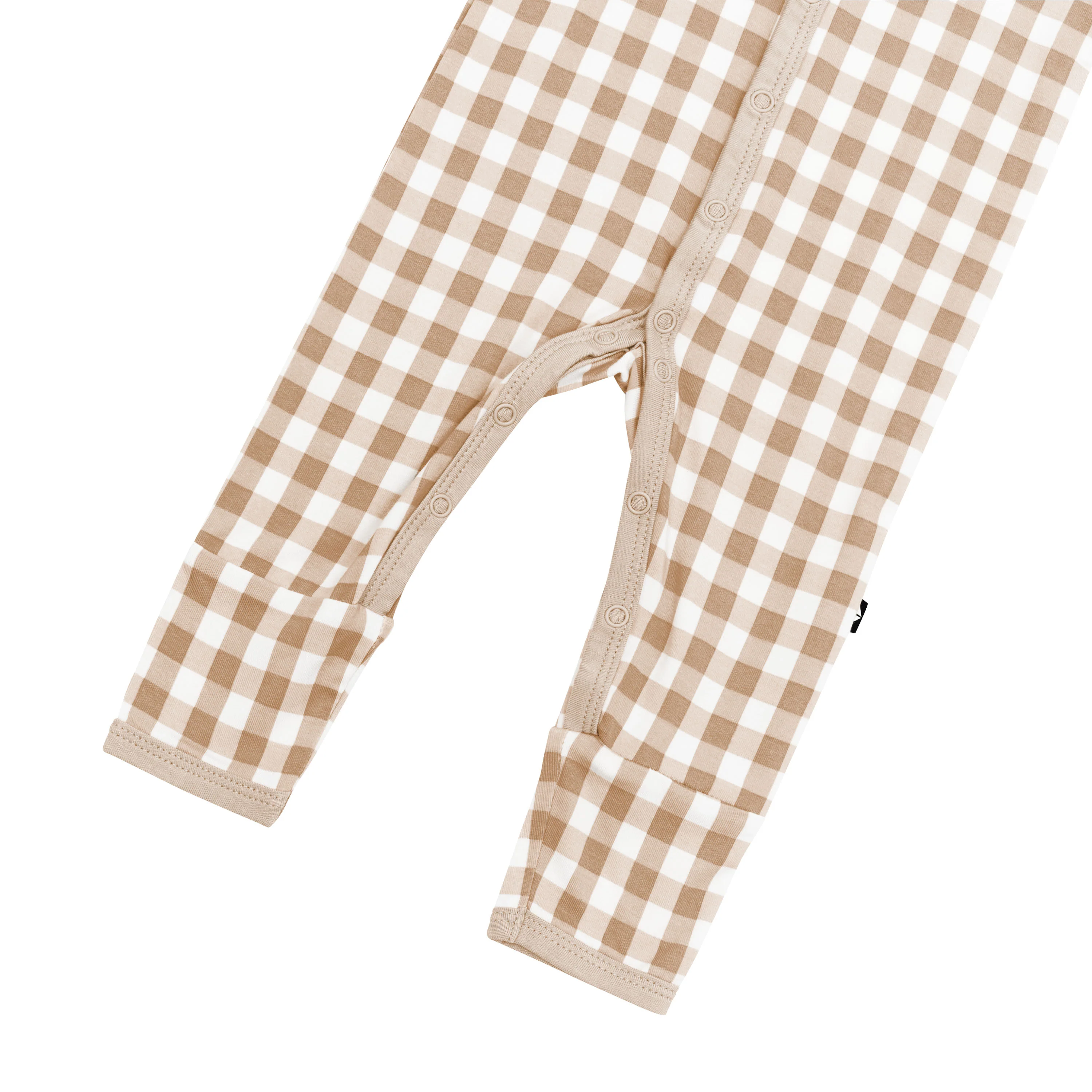 Romper in Gingham Bisque - Image 5