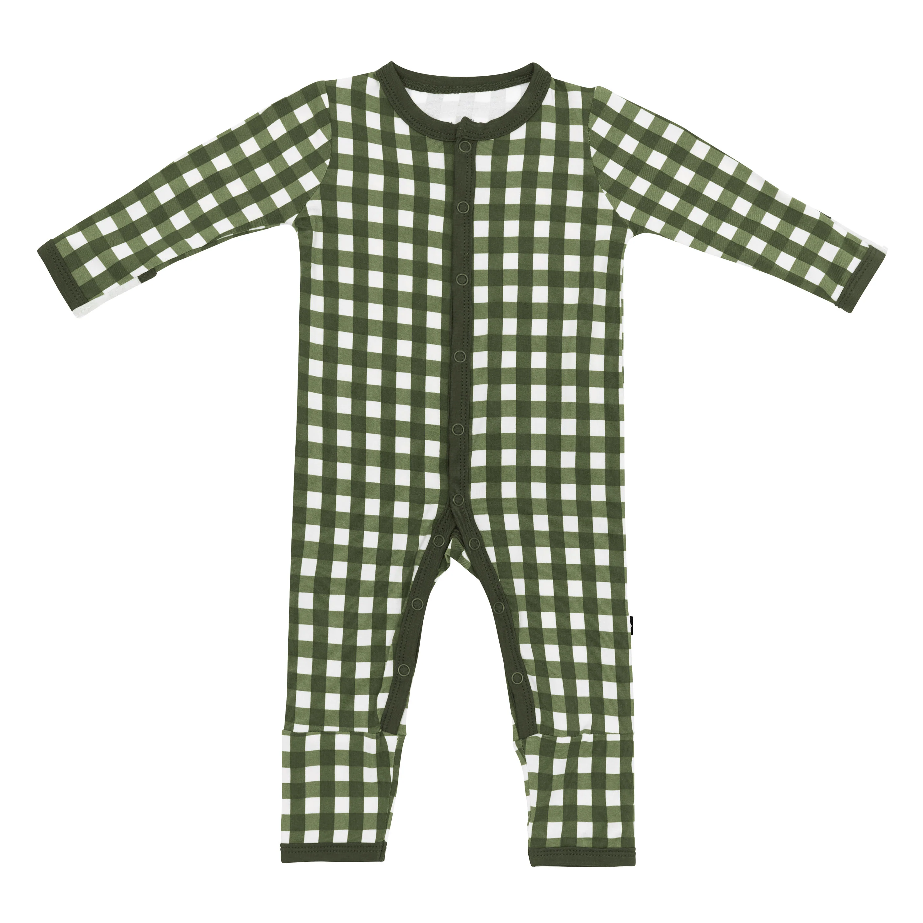 Romper in Gingham Fir - Image 2