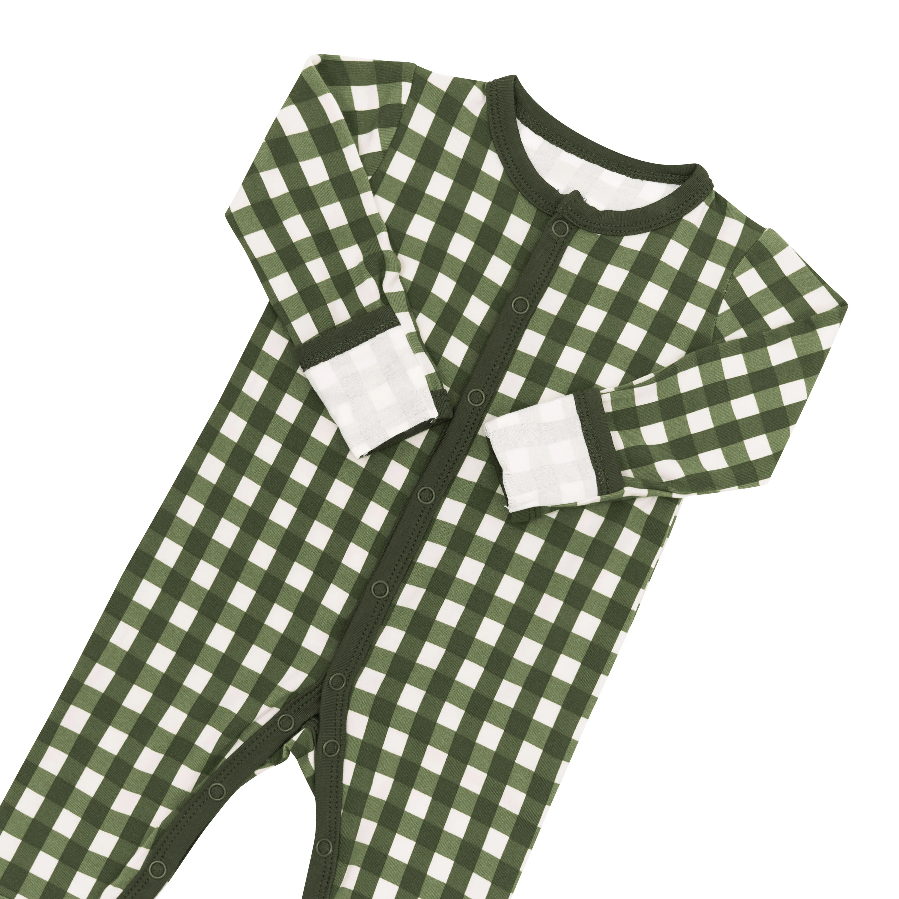 Romper in Gingham Fir - Image 6