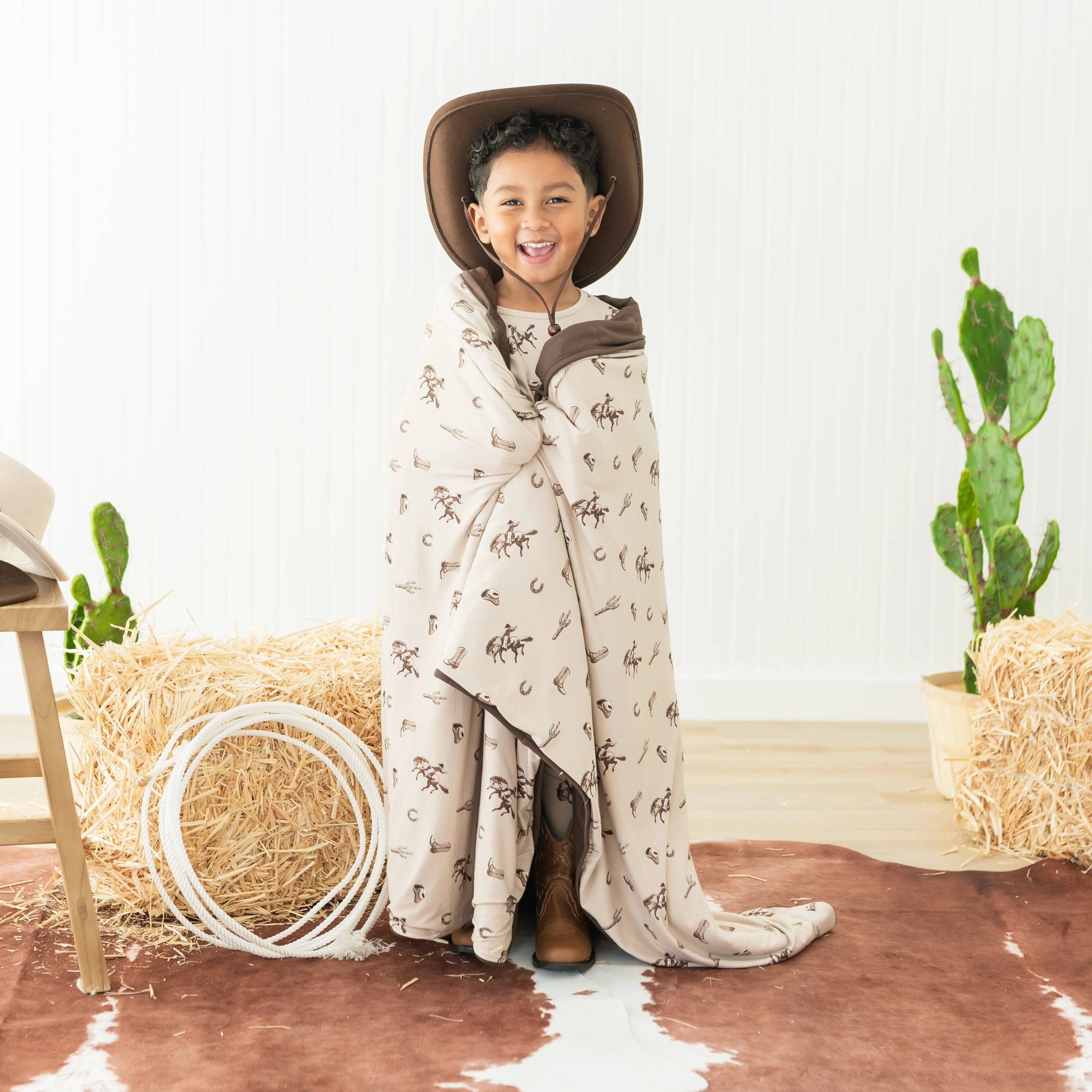 Toddler Blanket in Classic Cowboy 1.0 - Image 3