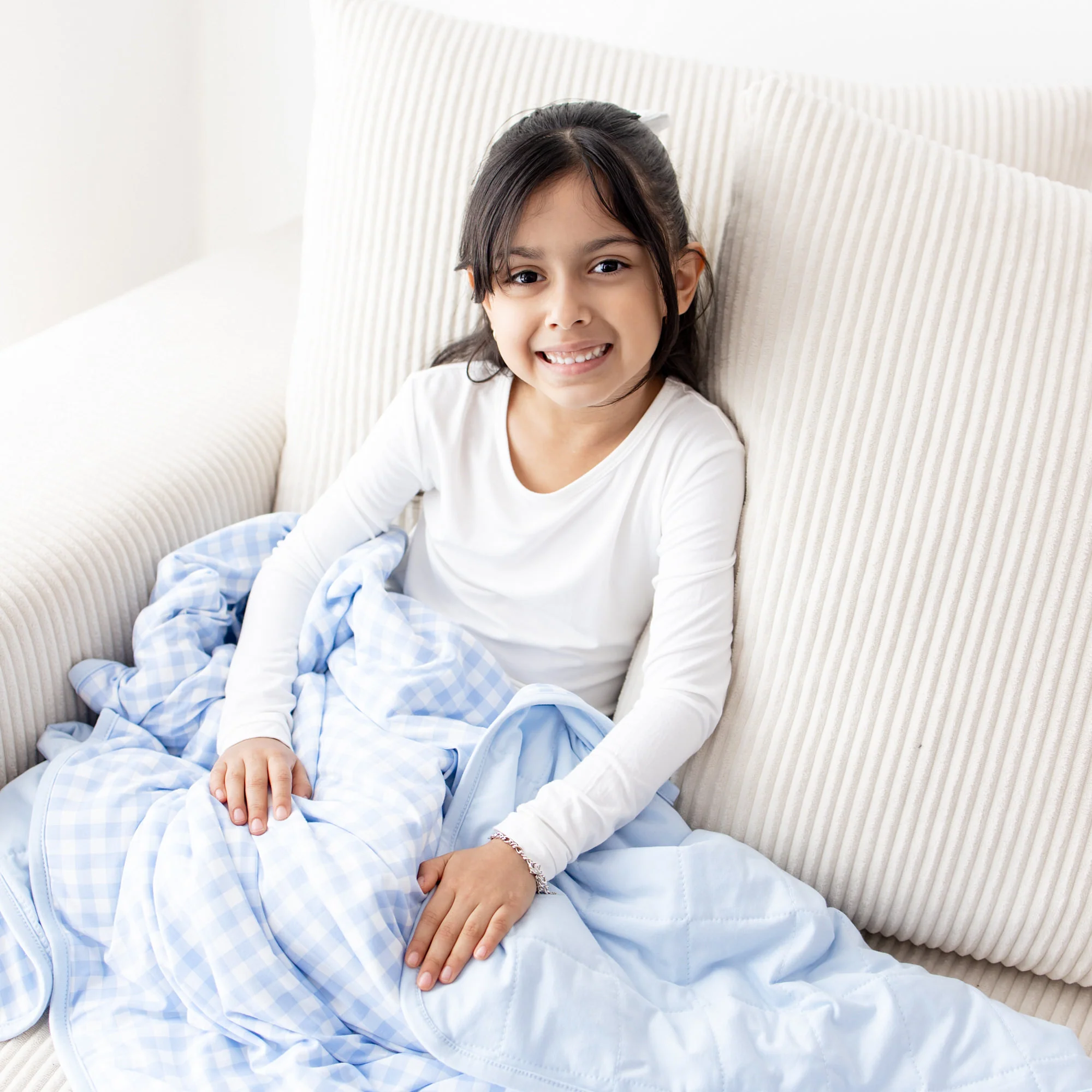 Toddler Blanket in Gingham Breeze 1.0 - Image 3