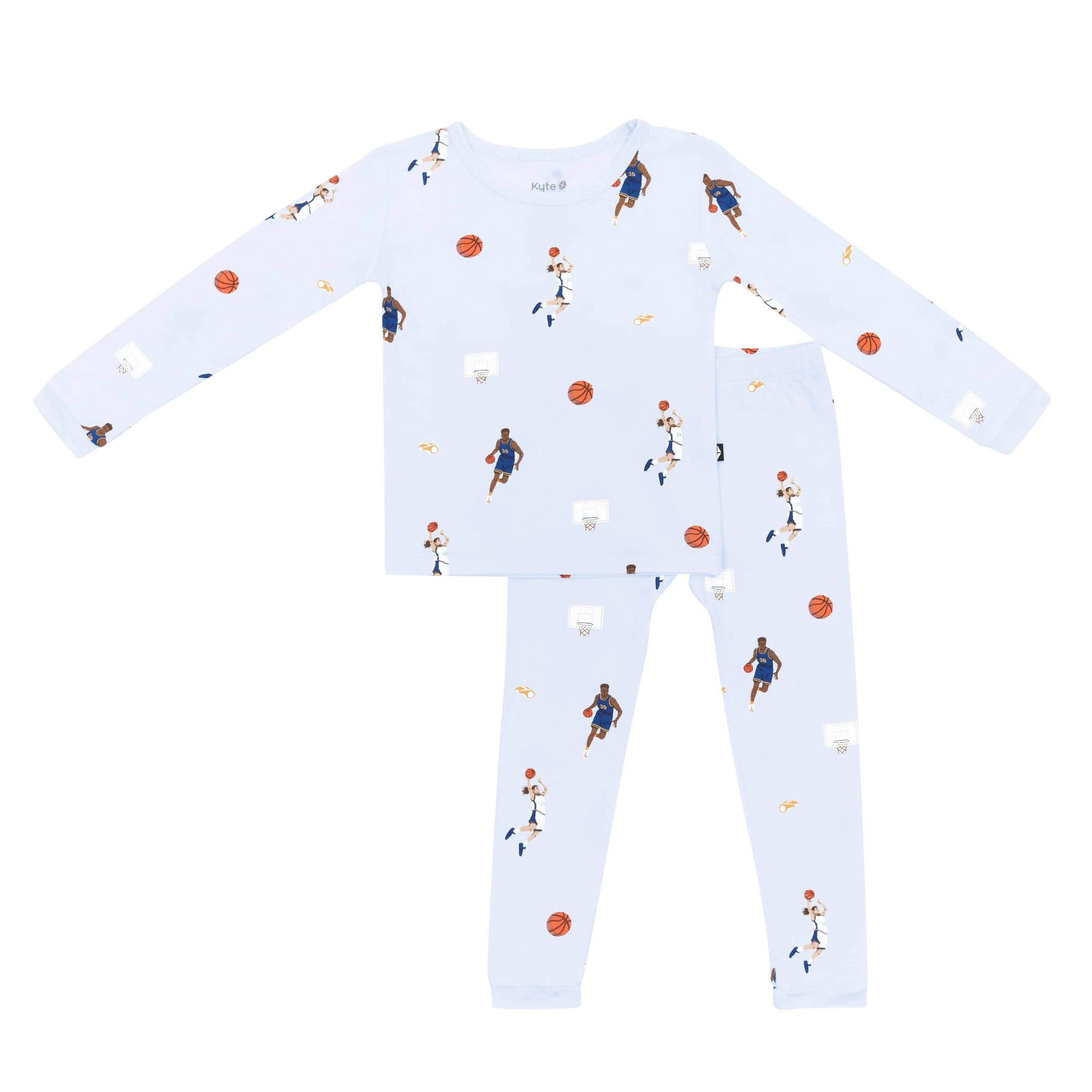 Long Sleeve Pajamas in Basketball - Image 2