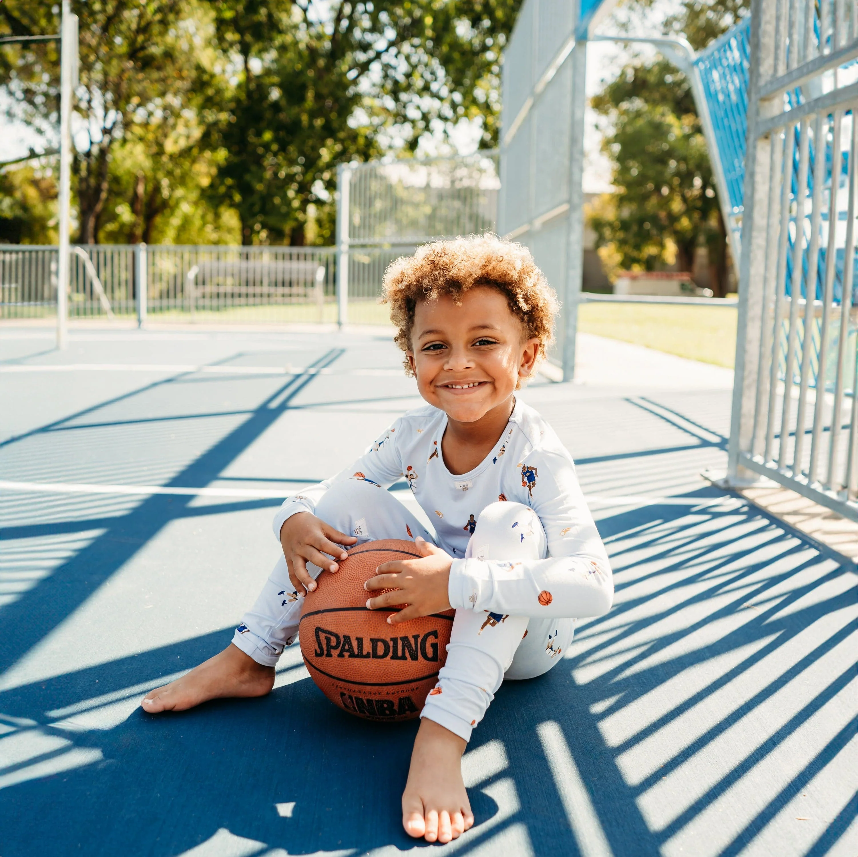 Long Sleeve Pajamas in Basketball - Image 4