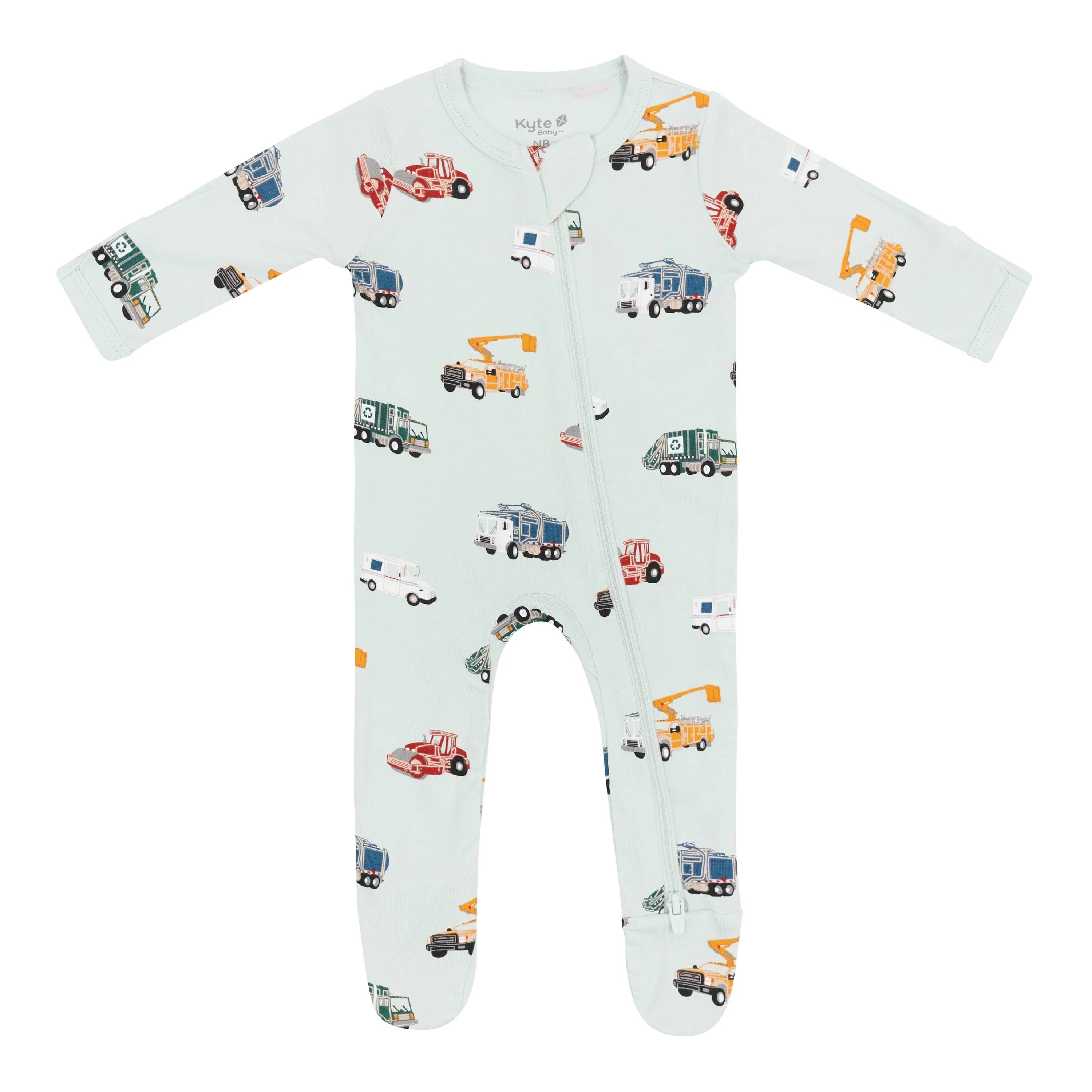 Zippered Footie in City Vehicles - Image 2