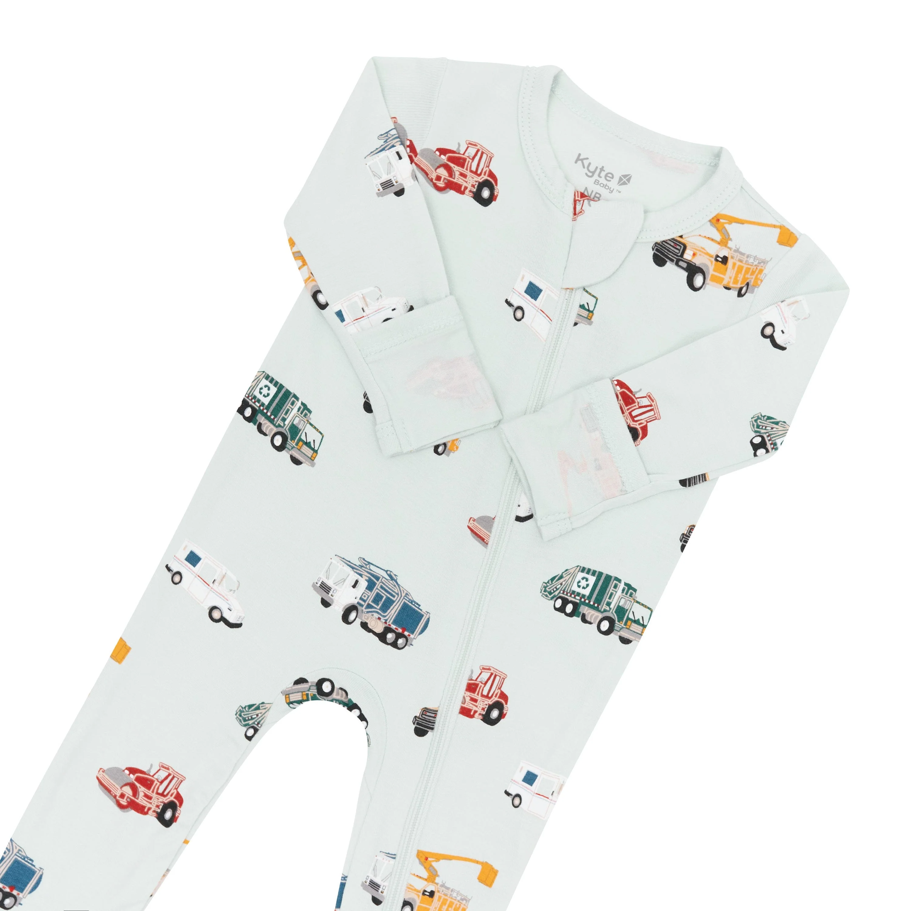 Zippered Footie in City Vehicles - Image 4