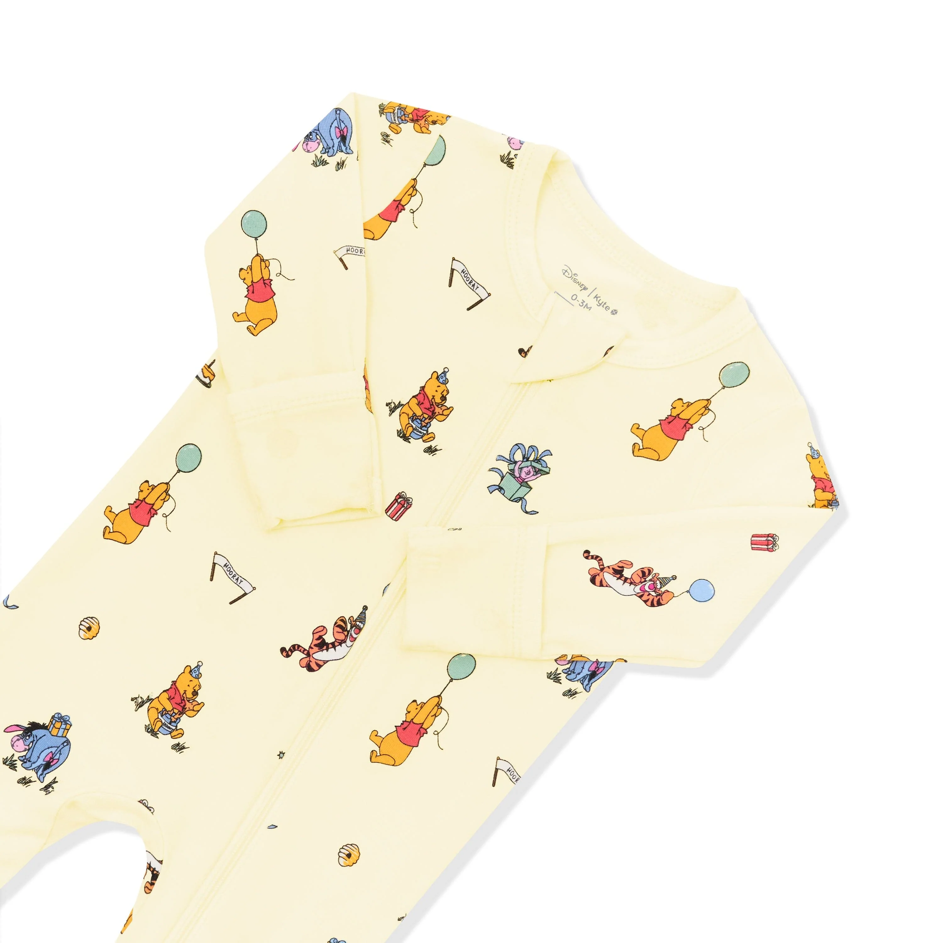 Zippered Footie in Winnie the Pooh Celebration - Image 6
