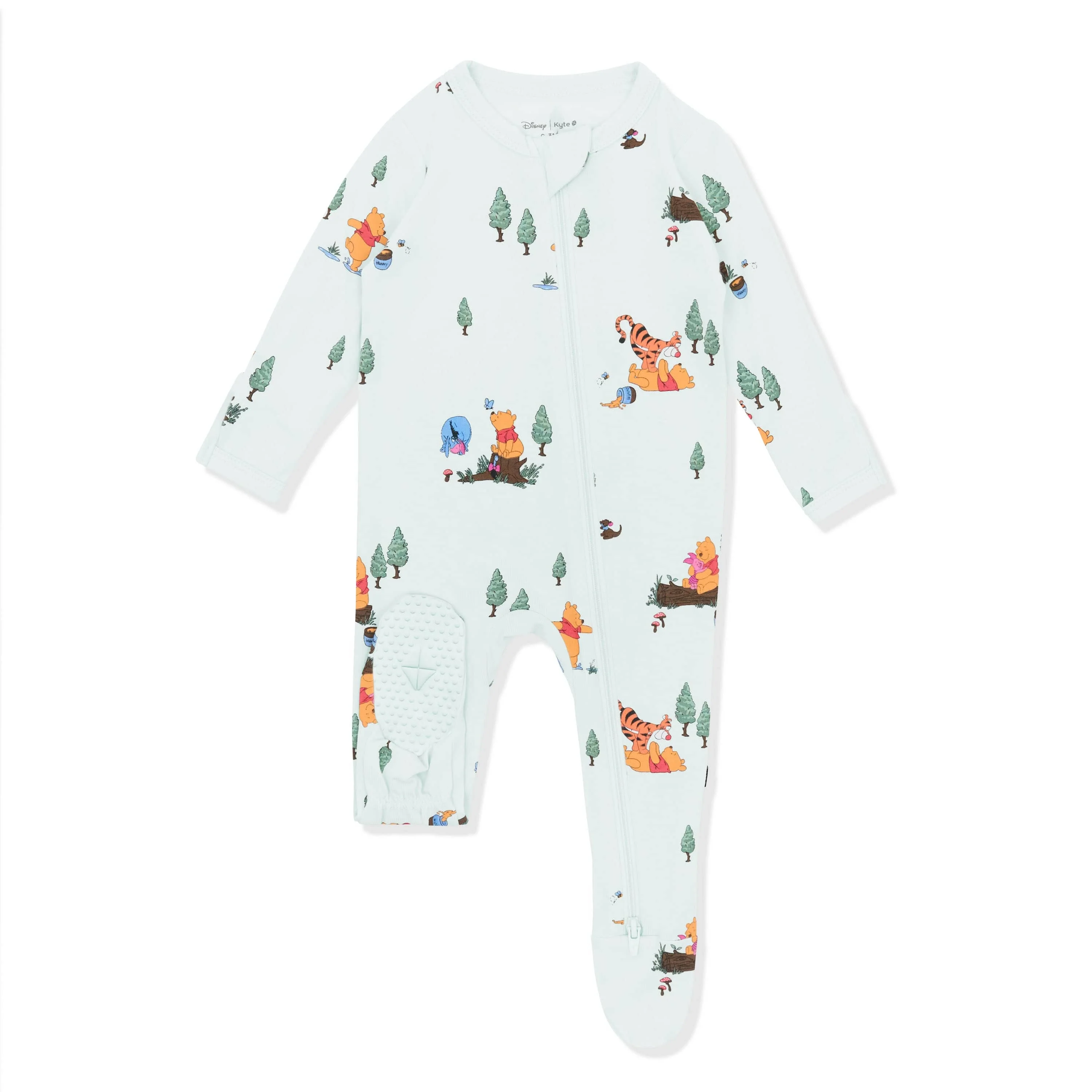 Zippered Footie in Winnie the Pooh Hundred Acre Wood - Image 7