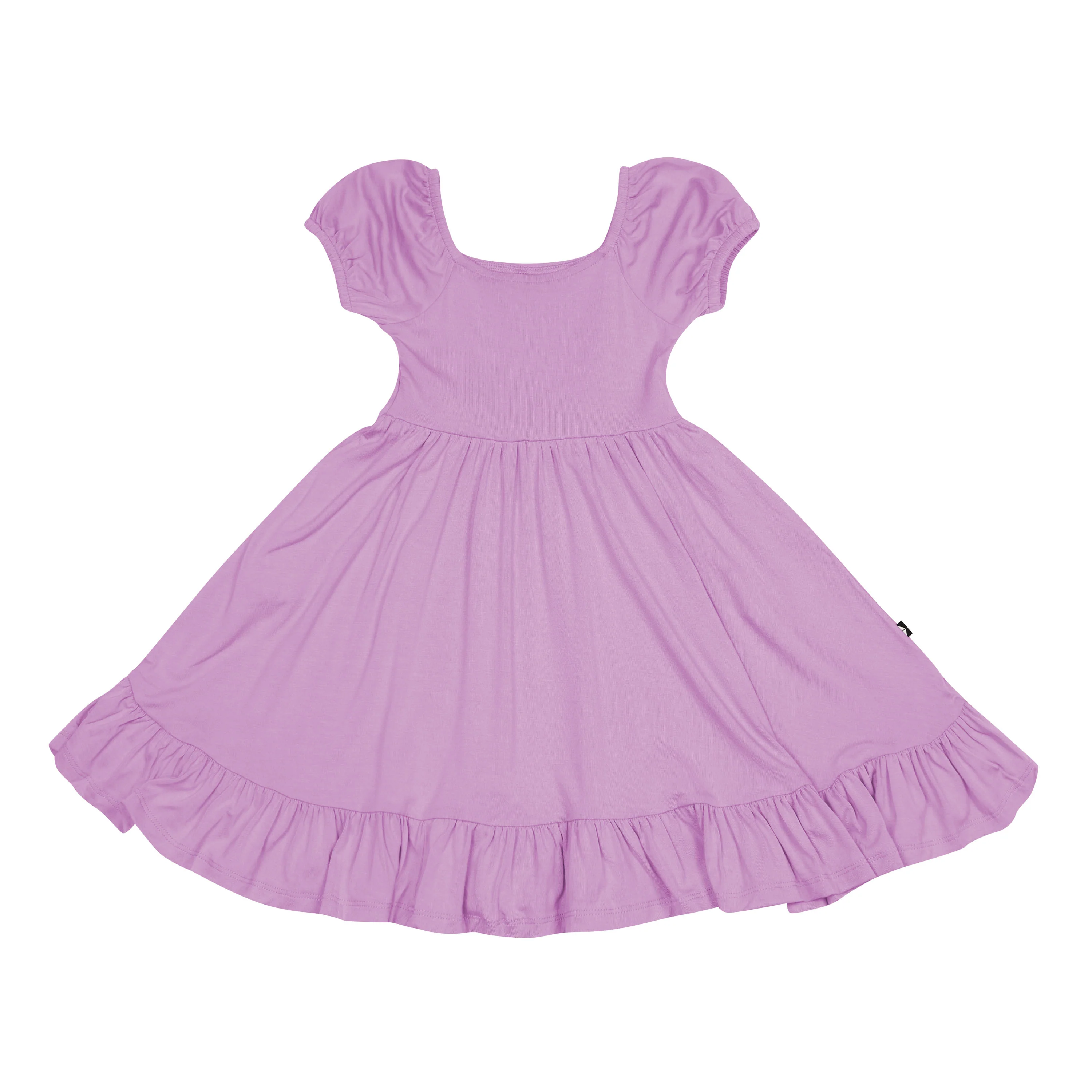 Puff Sleeve Twirl Dress in Poi - Image 2