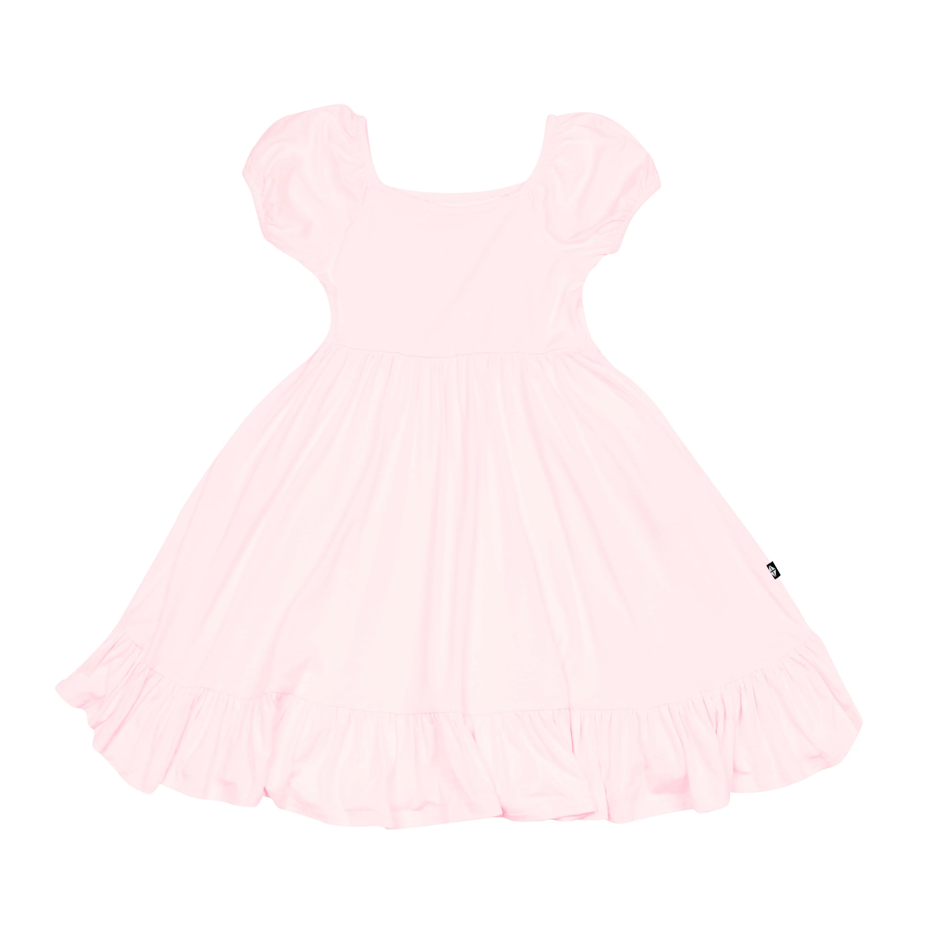 Puff Sleeve Twirl Dress in Sakura - Image 2