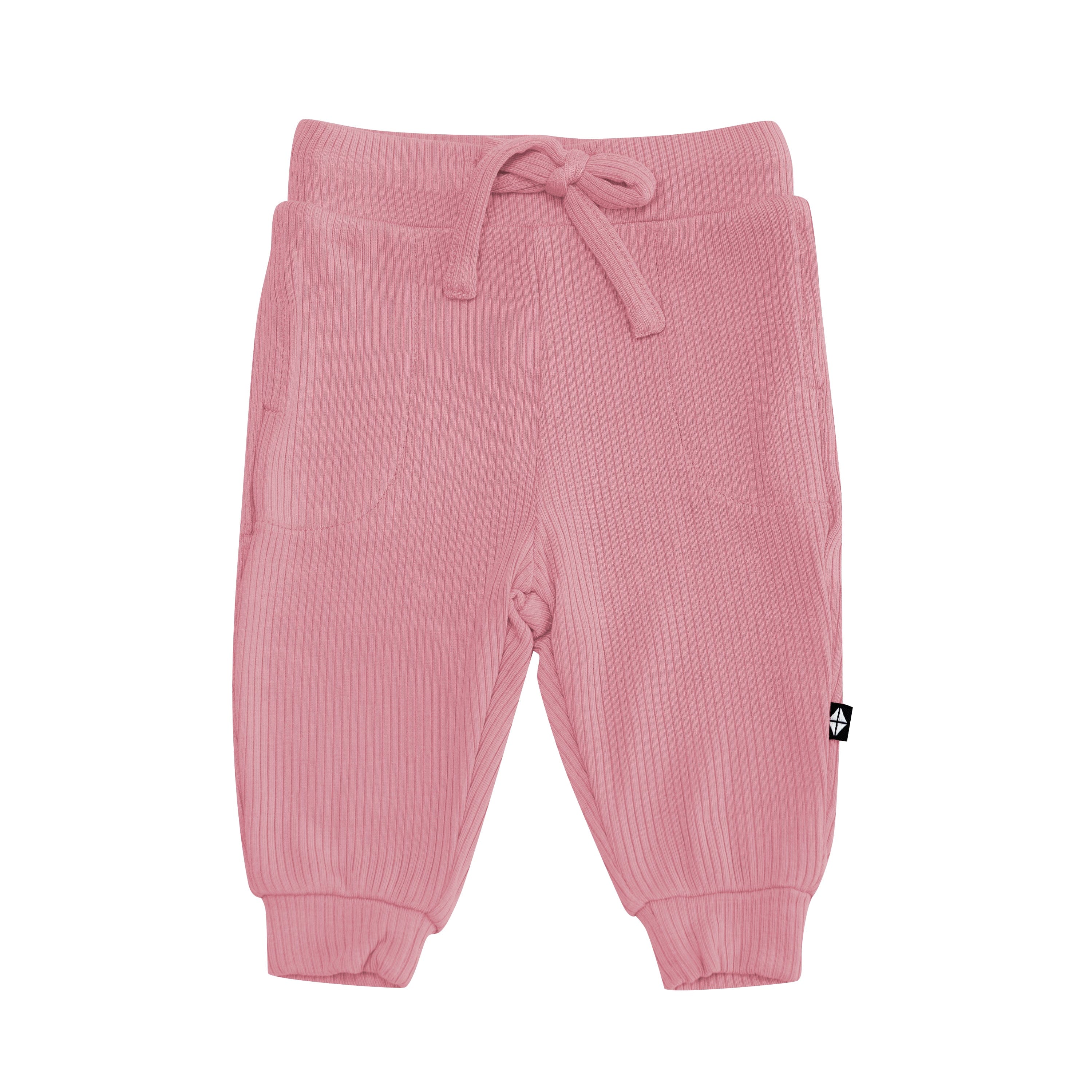 Ribbed Jogger Pant in Apple Blossom - Image 2