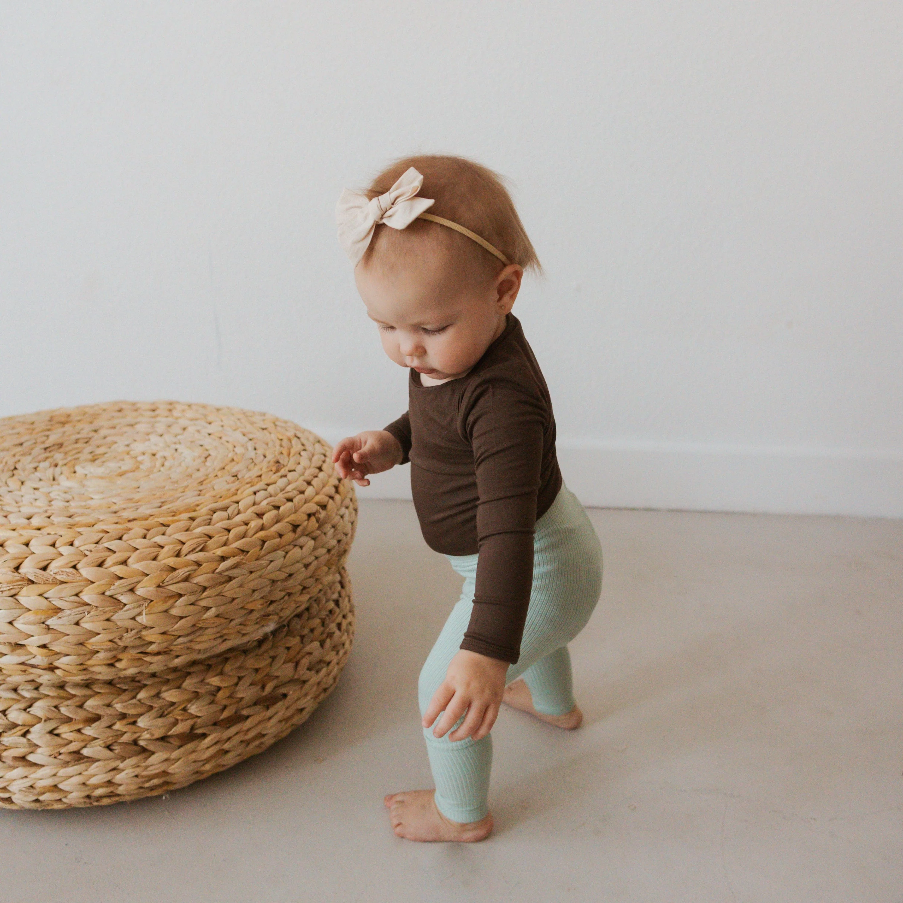 Ribbed Leggings in Sage - Image 3