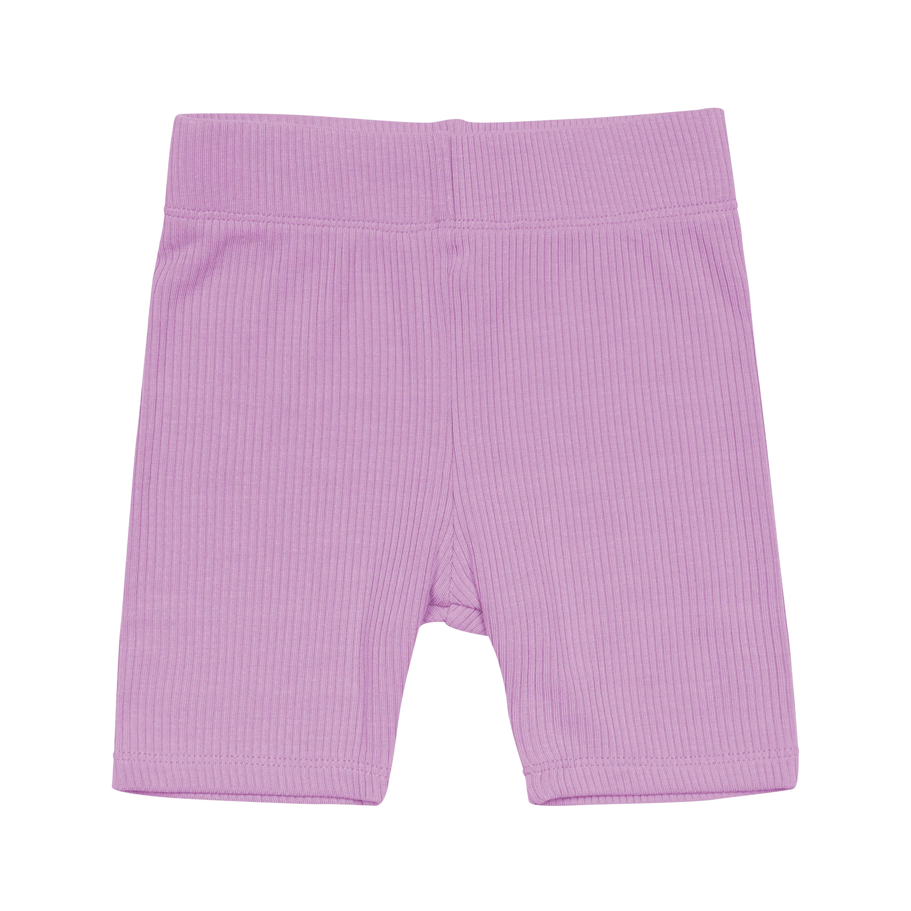Ribbed Toddler Biker Shorts in Poi - Image 2