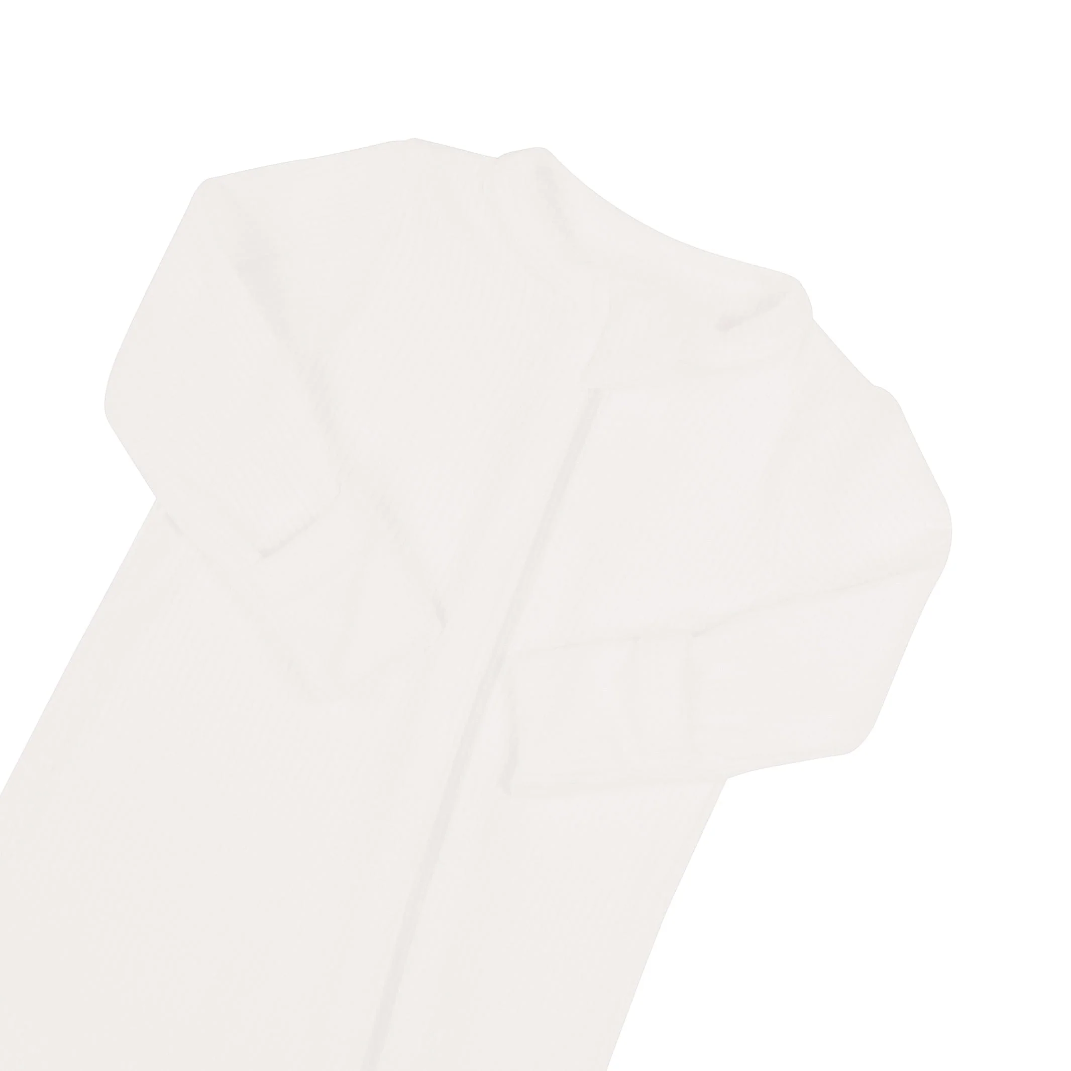 Ribbed Zipper Romper in Cloud - Image 5