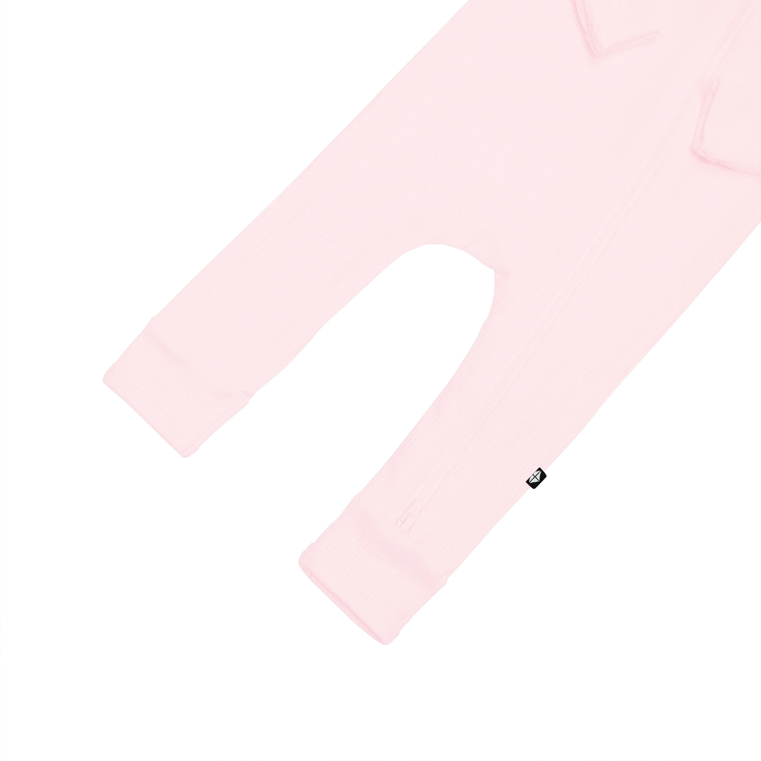 Ribbed Zipper Romper in Sakura - Image 6