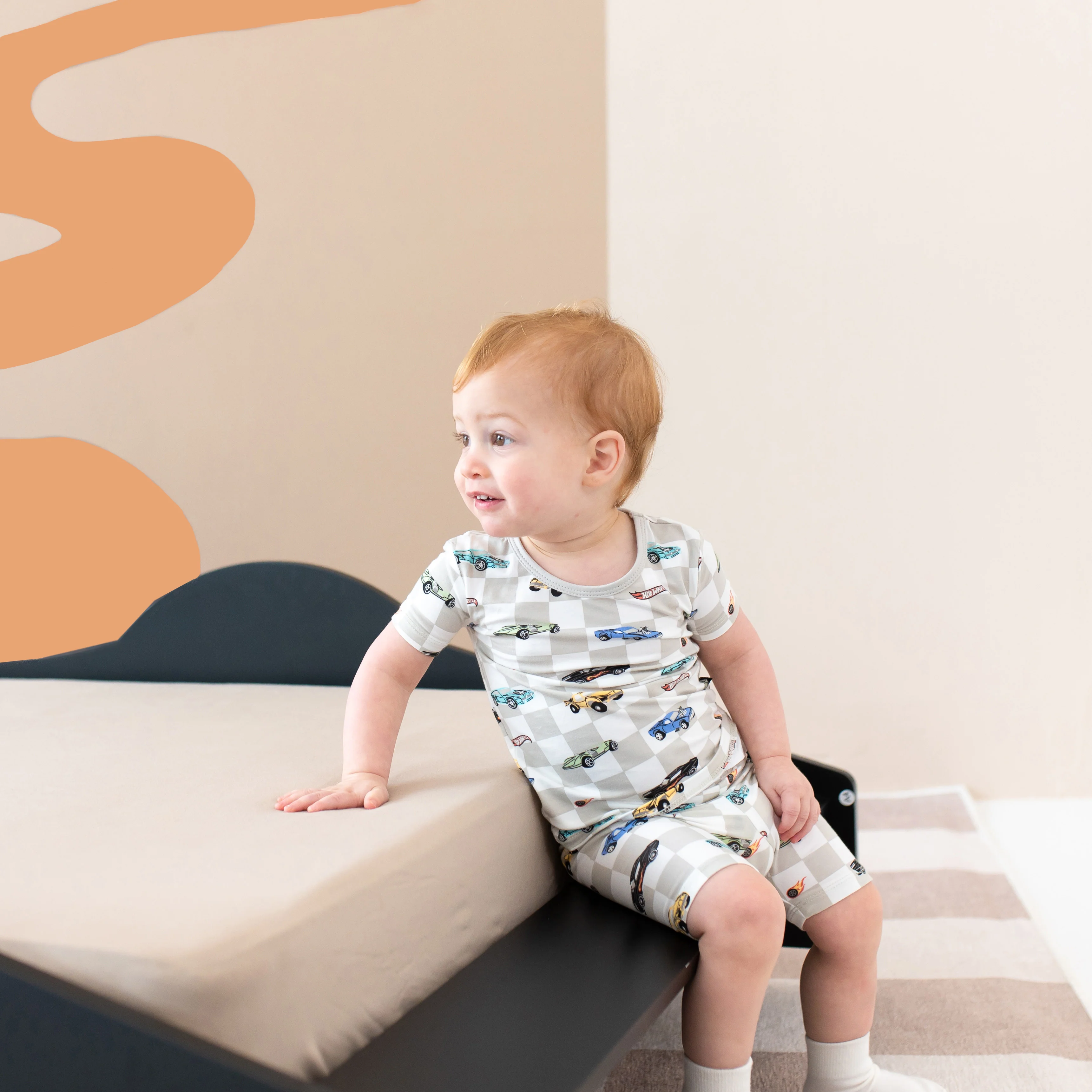 Short Sleeve Pajamas in Fast and Fierce - Image 4