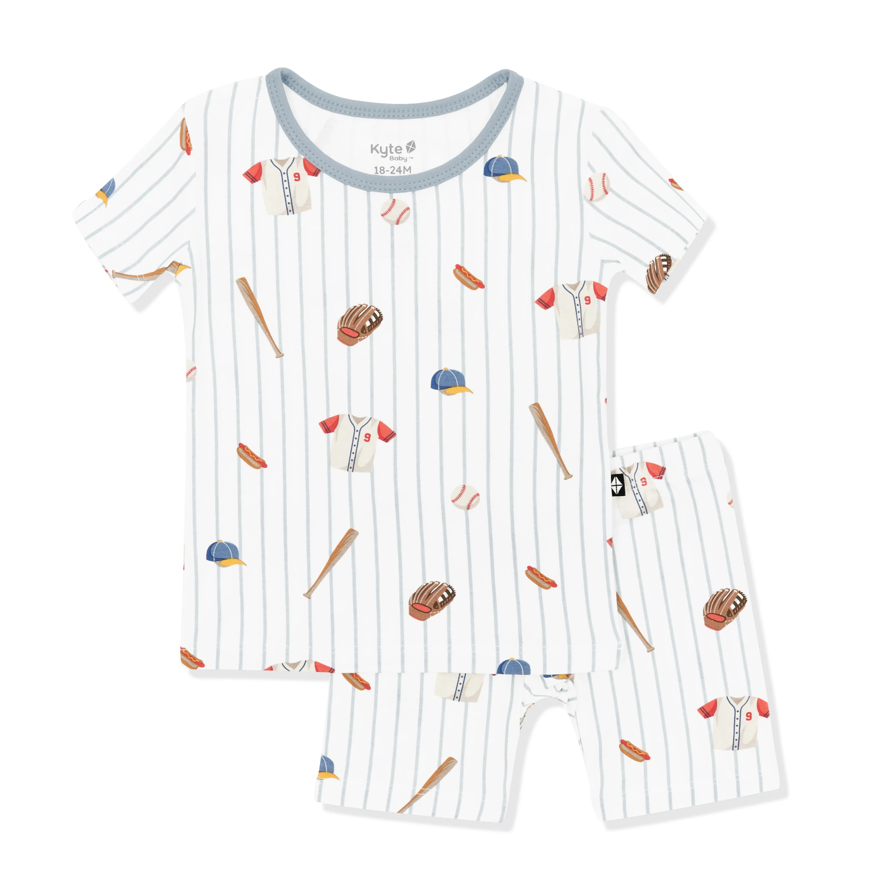 Short Sleeve Pajamas in Home Run - Image 2