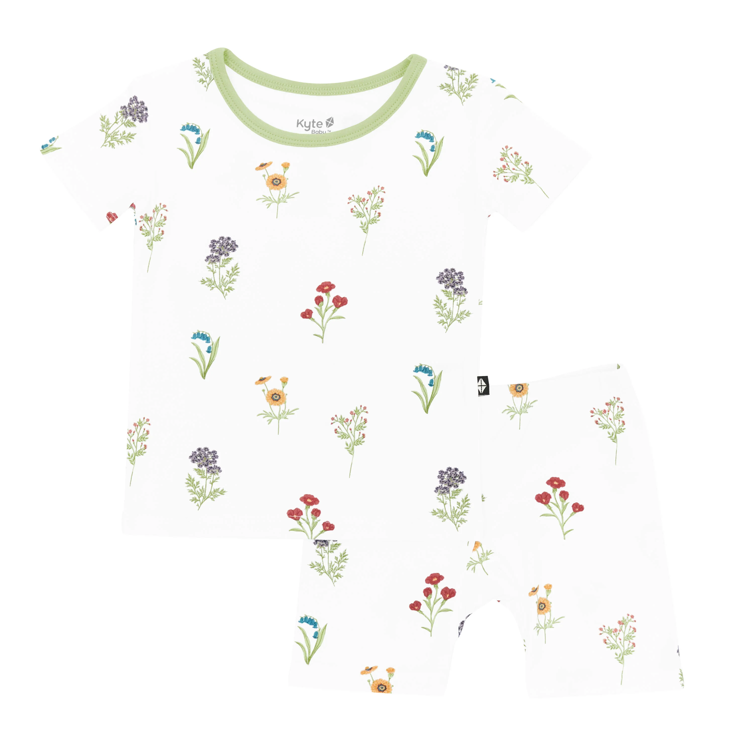 Short Sleeve Pajamas in Wildflower - Image 2