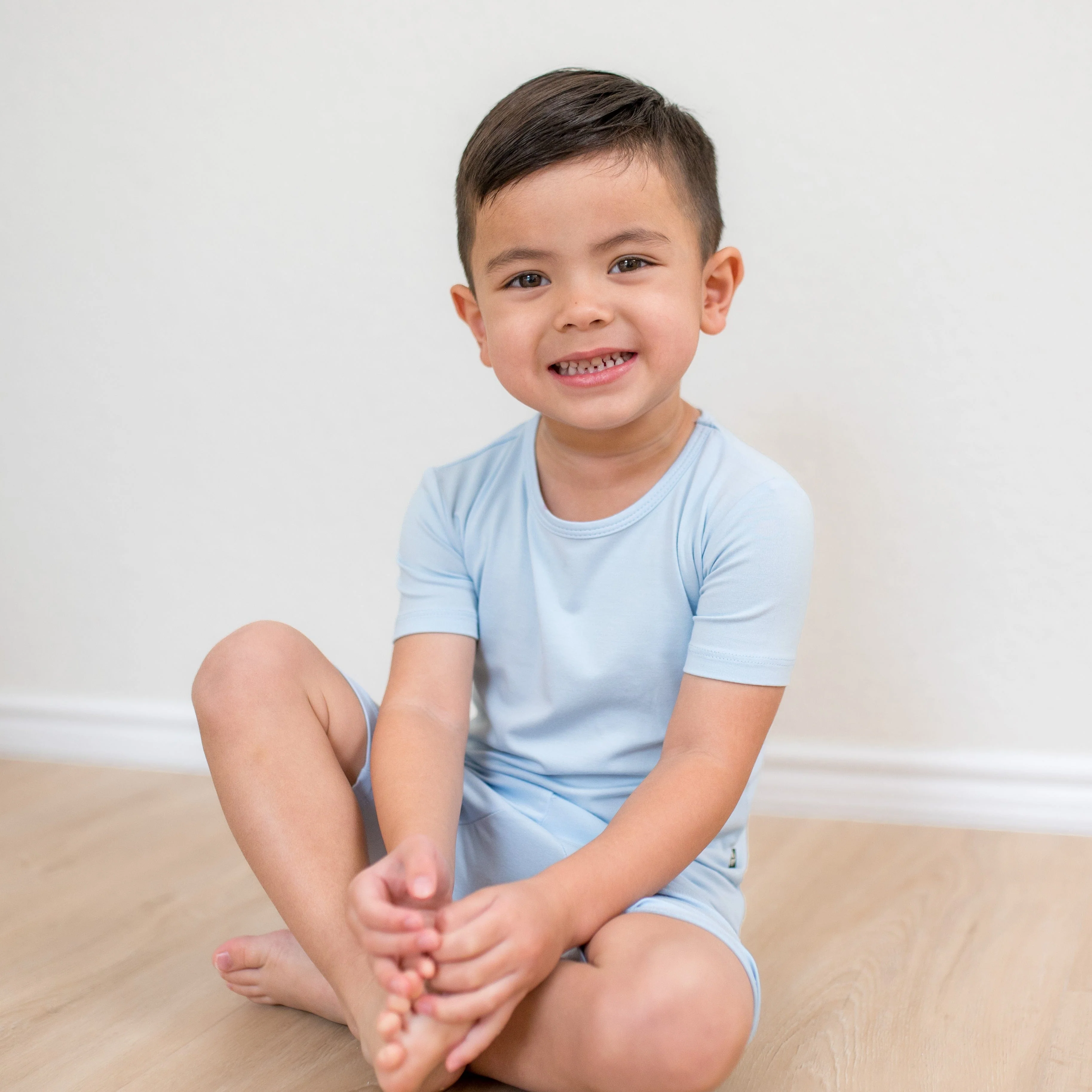 Short Sleeve Pajamas in Breeze - Image 5