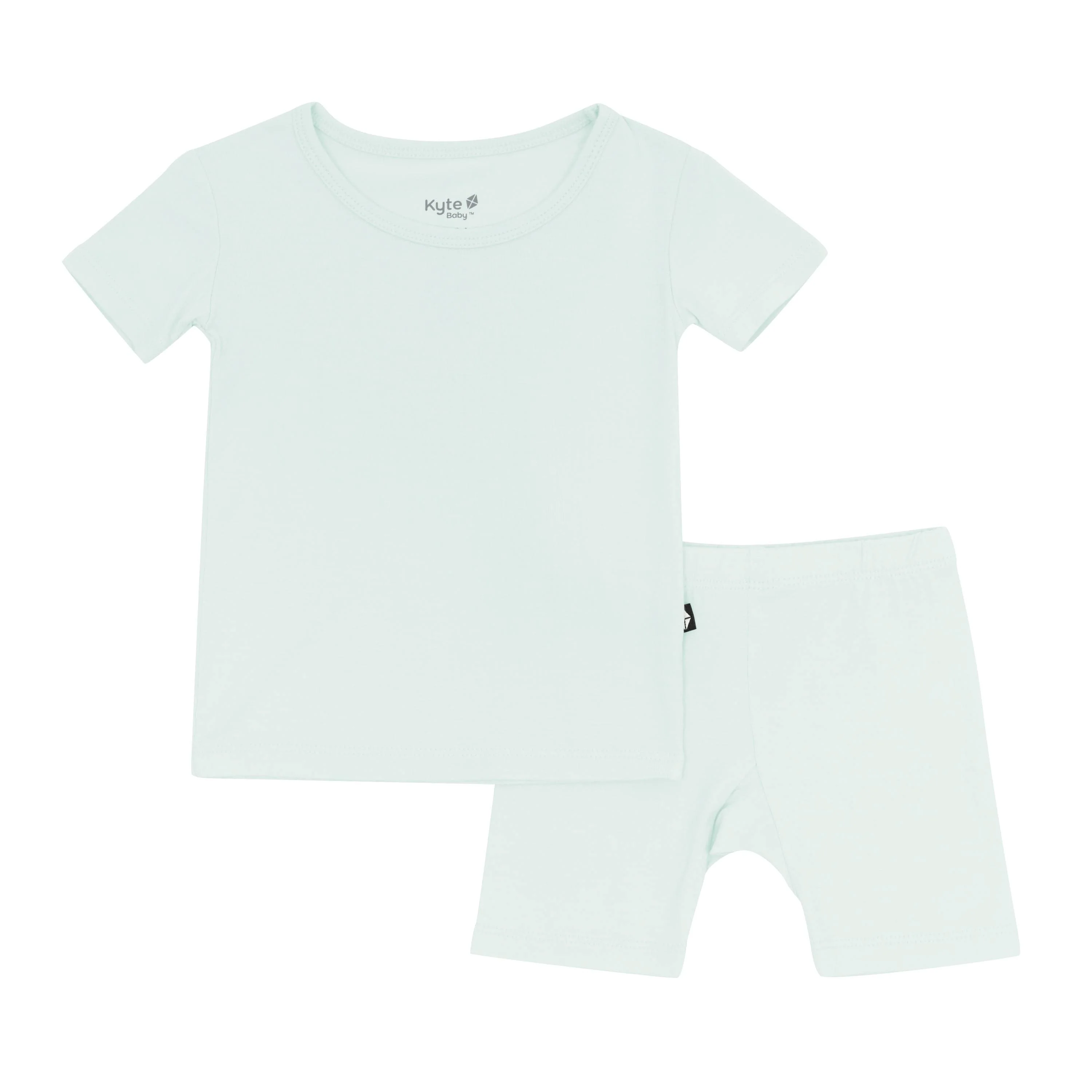 Short Sleeve Pajamas in Dew - Image 2