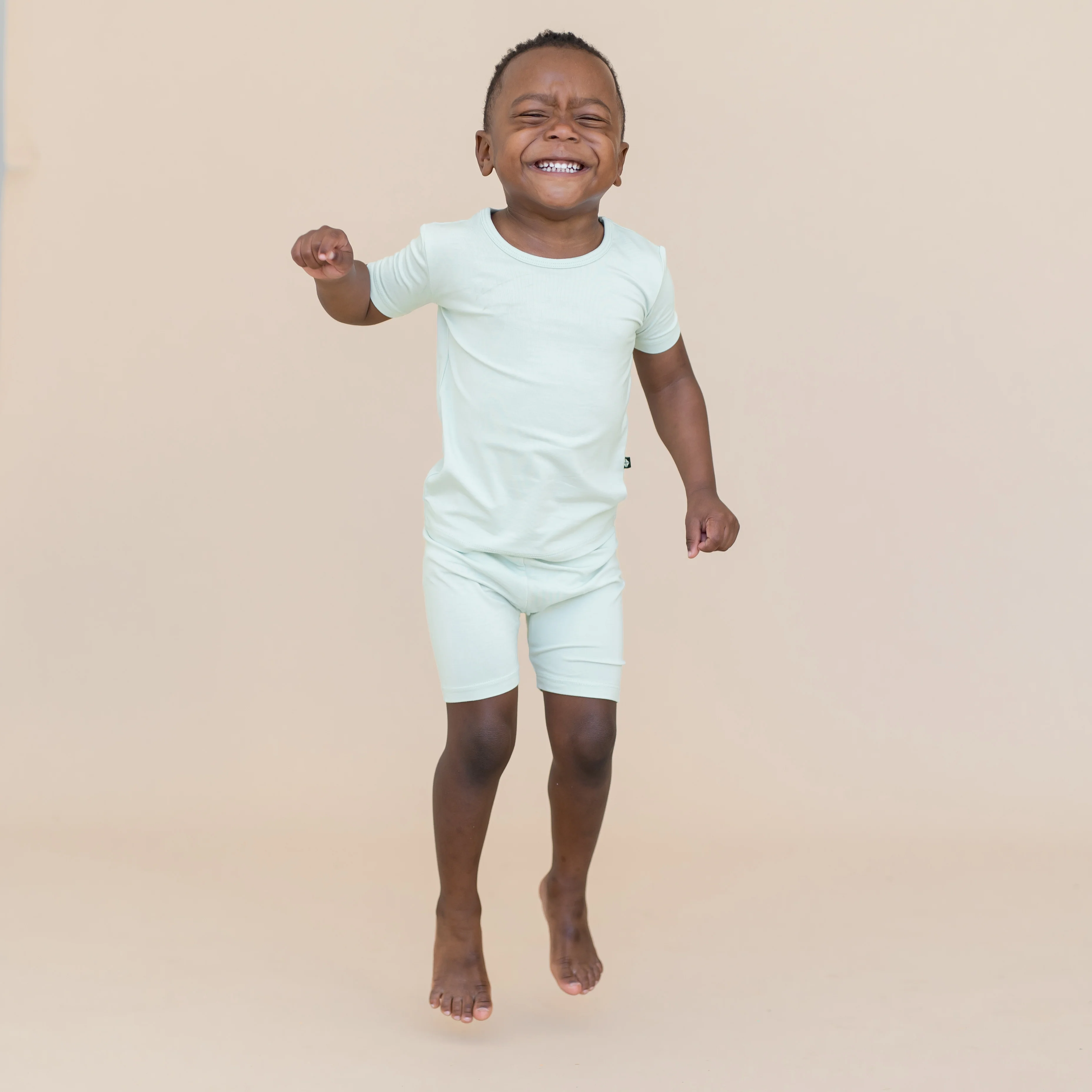 Short Sleeve Pajamas in Dew - Image 3