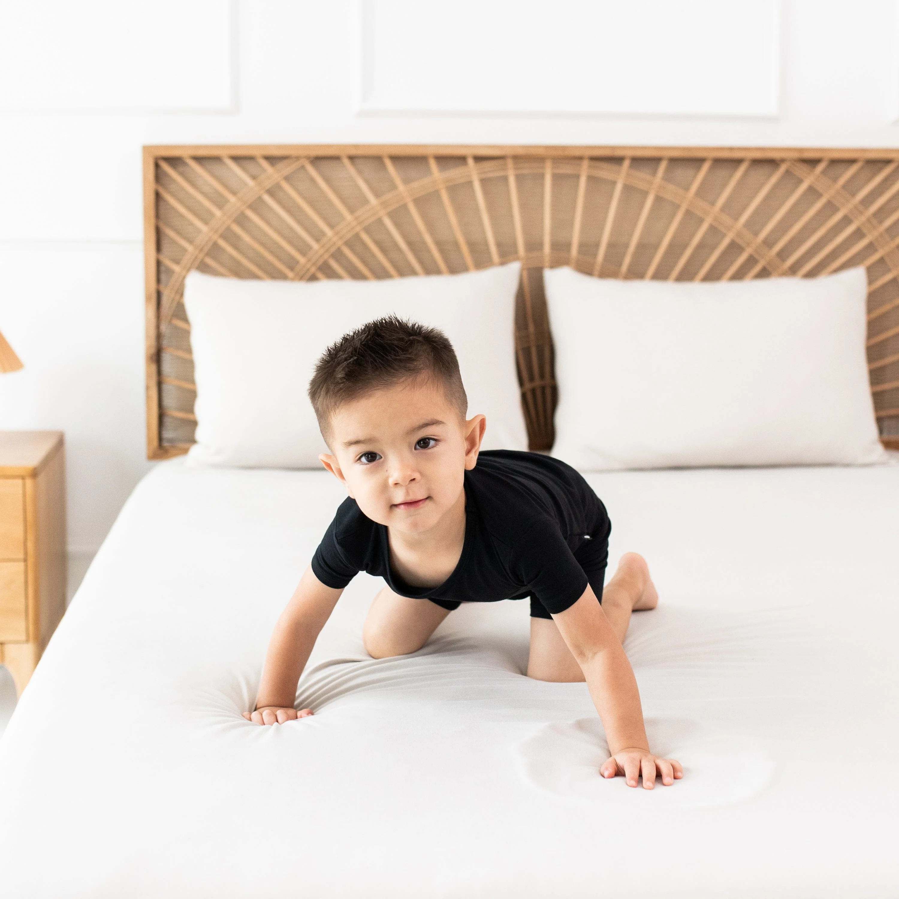 Short Sleeve Pajamas in Midnight - Image 4