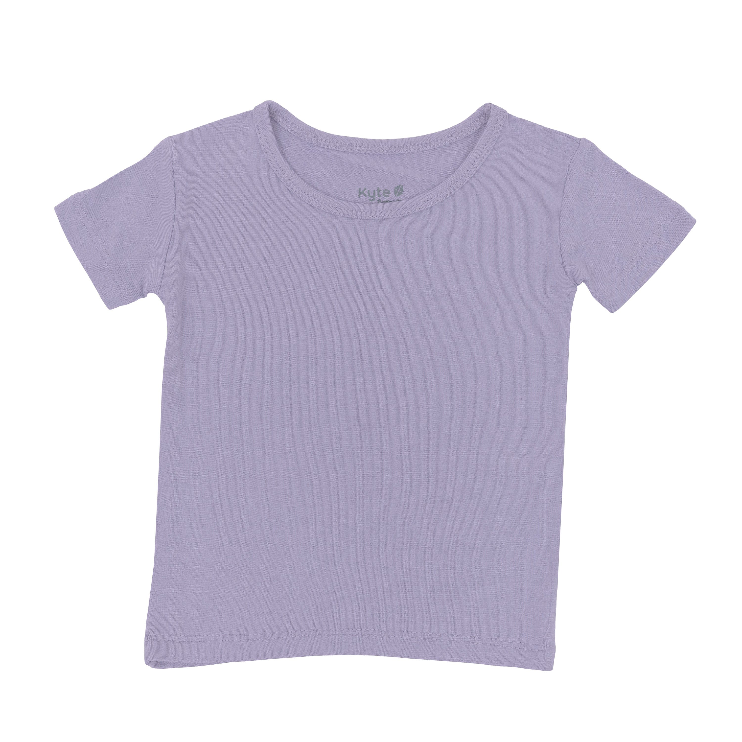 Short Sleeve Pajamas in Taro - Image 4