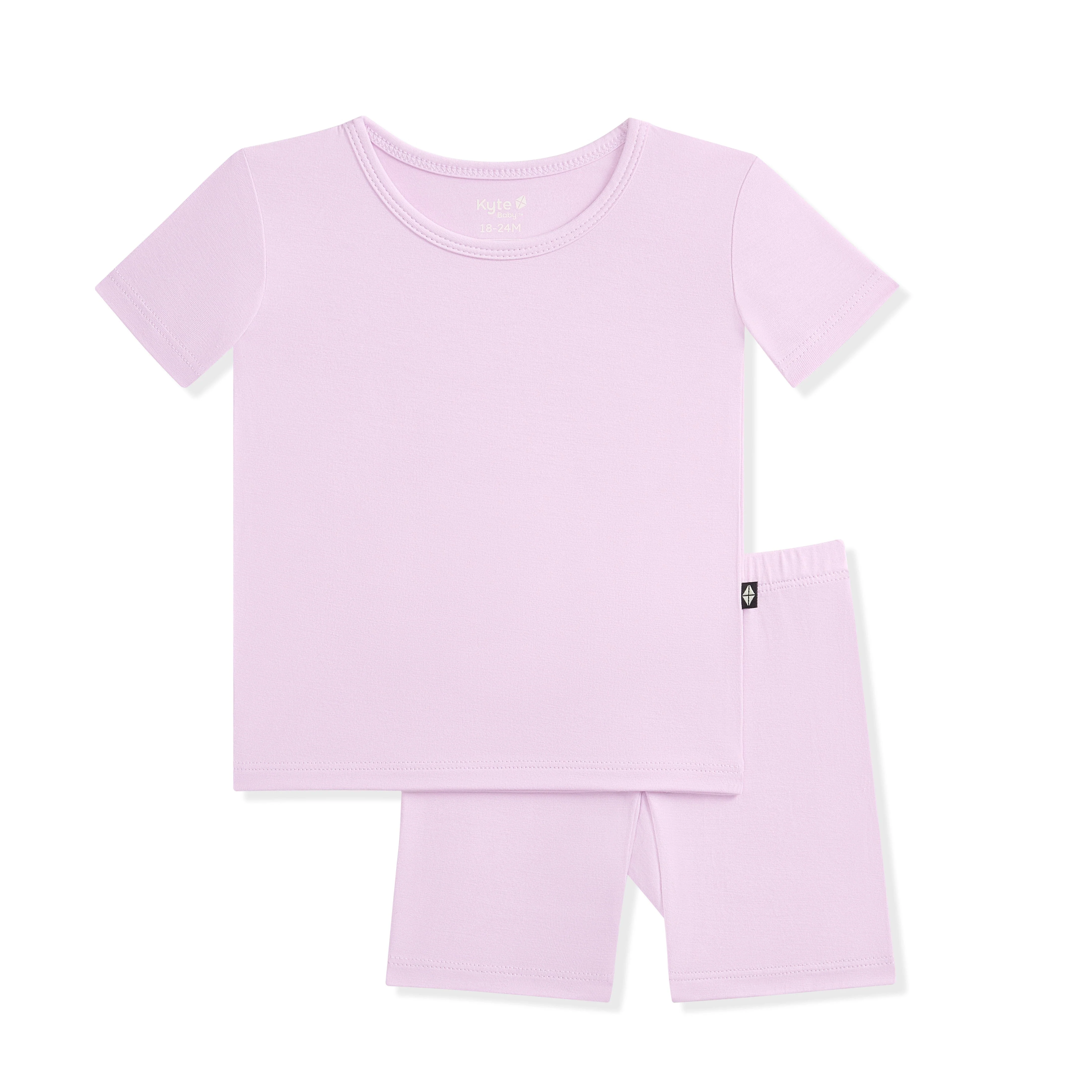 Short Sleeve Pajamas in Thistle - Image 2