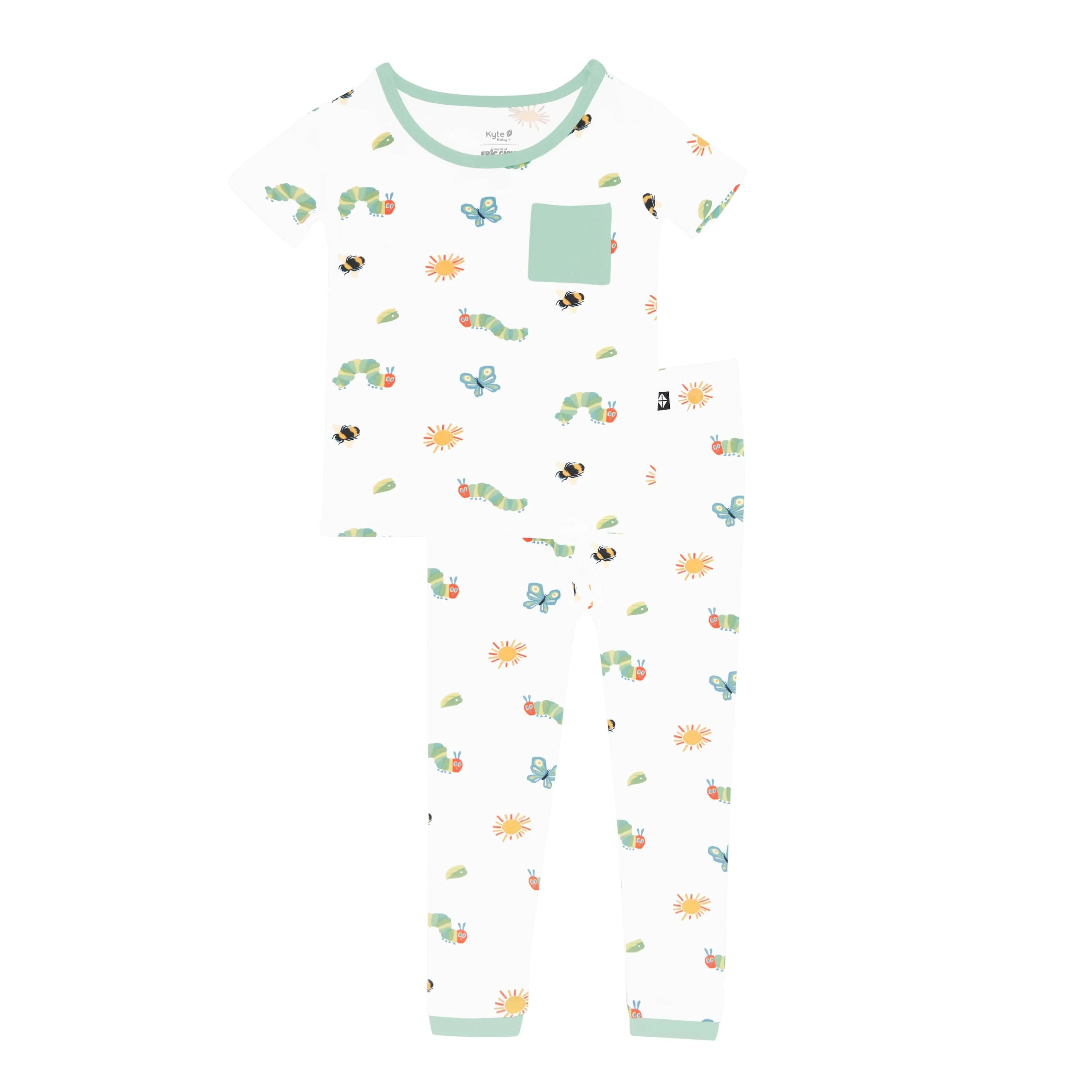 Short Sleeve with Pants Pajamas in The Very Hungry Caterpillar™ and Friends - Image 2