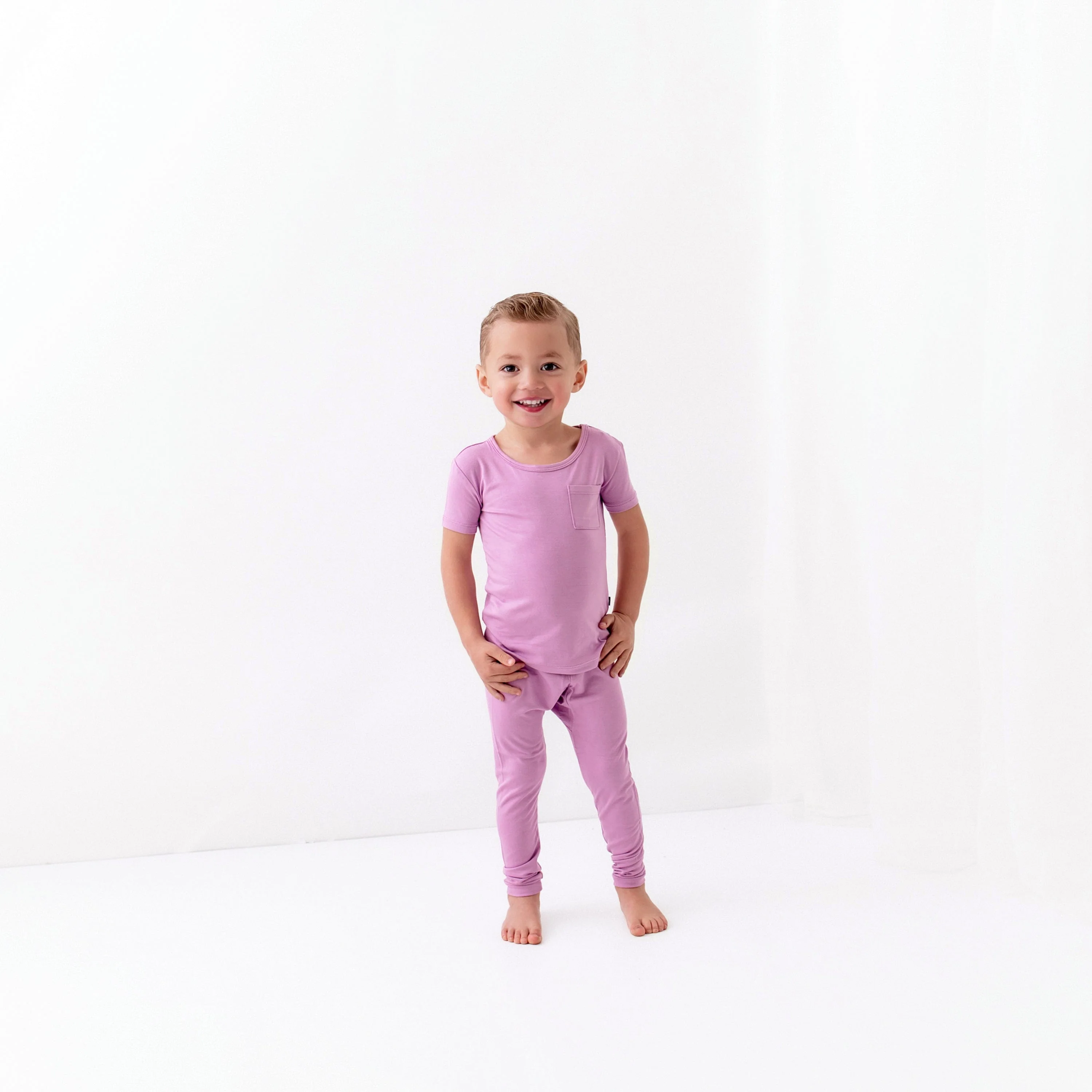 Short Sleeve with Pants Pajamas in Poi - Image 3