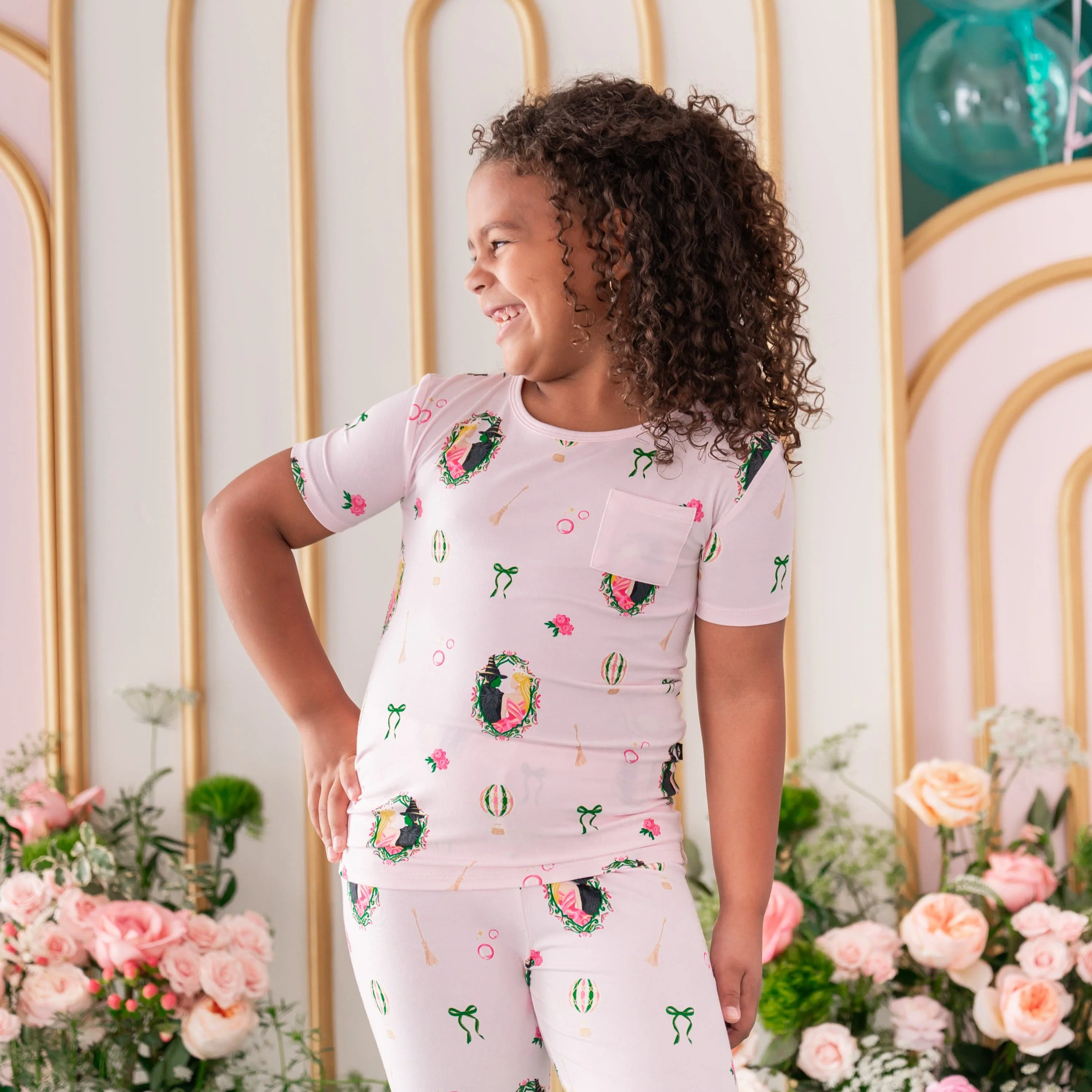 Short Sleeve with Pants Pajamas in Wicked - Image 3