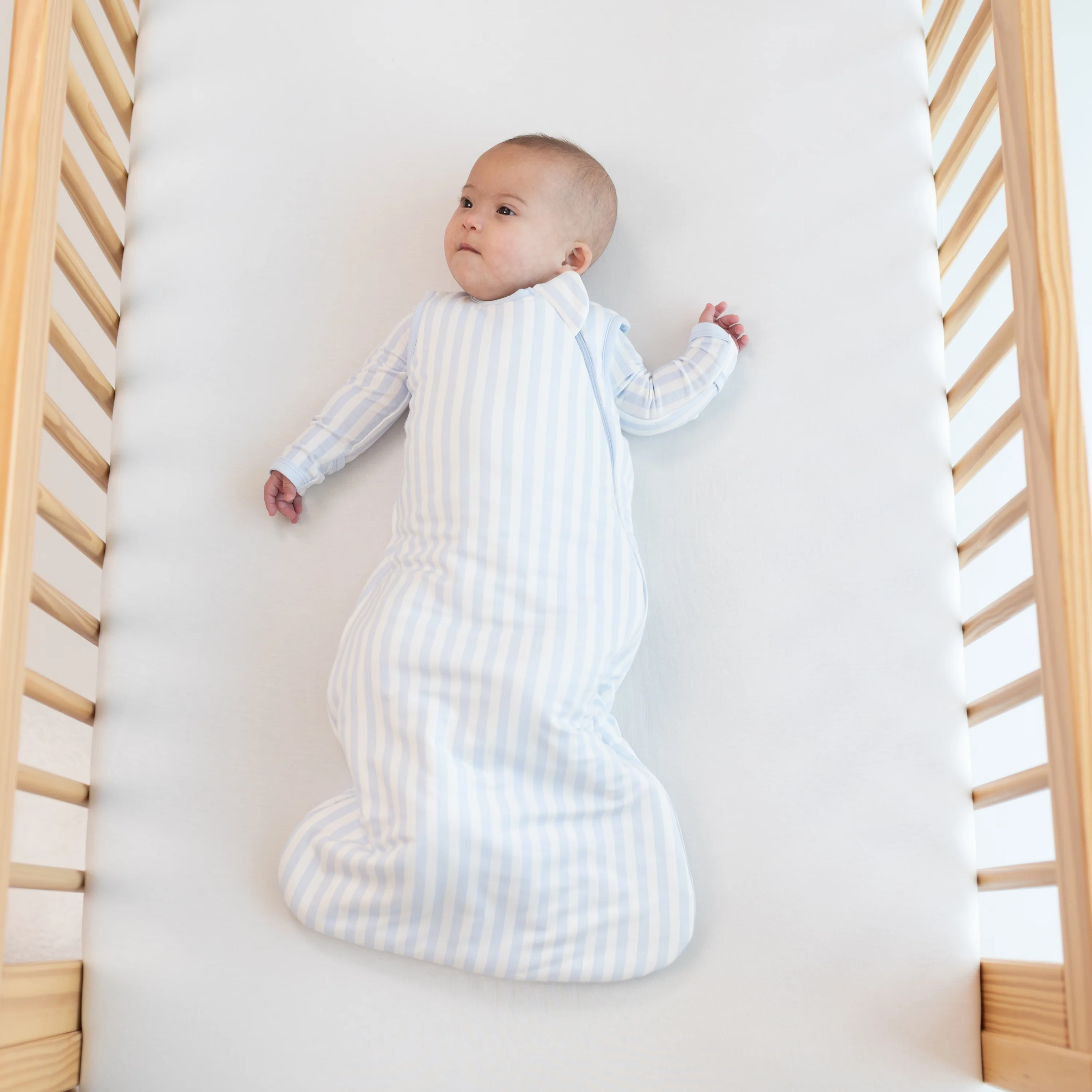 Sleep Bag in Small Mist Stripe 1.0 - Image 3