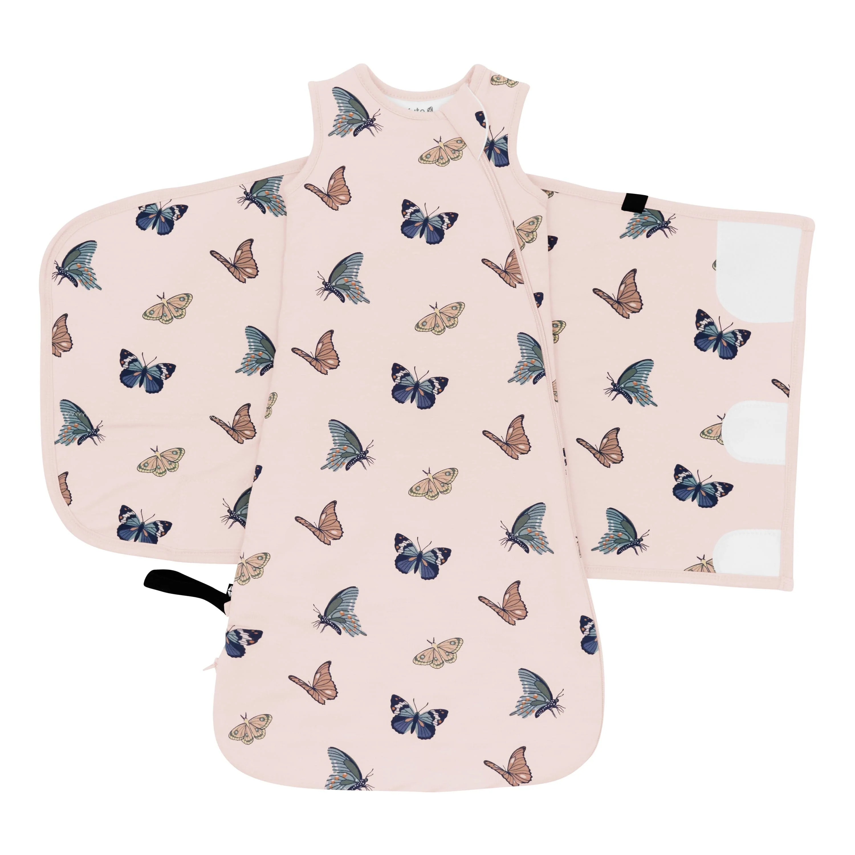 Sleep Bag Swaddler in Blush Butterfly 1.0 - Image 4