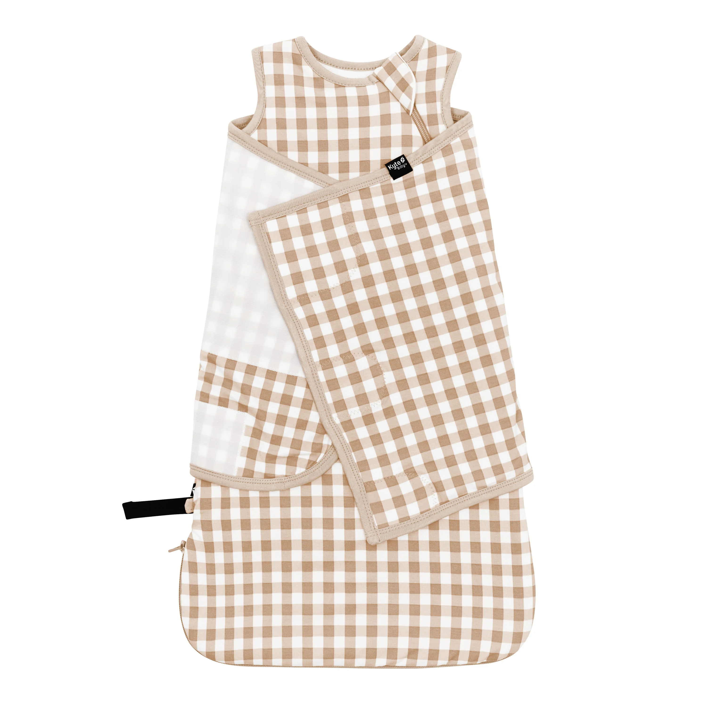 Sleep Bag Swaddler in Gingham Bisque 1.0 - Image 2
