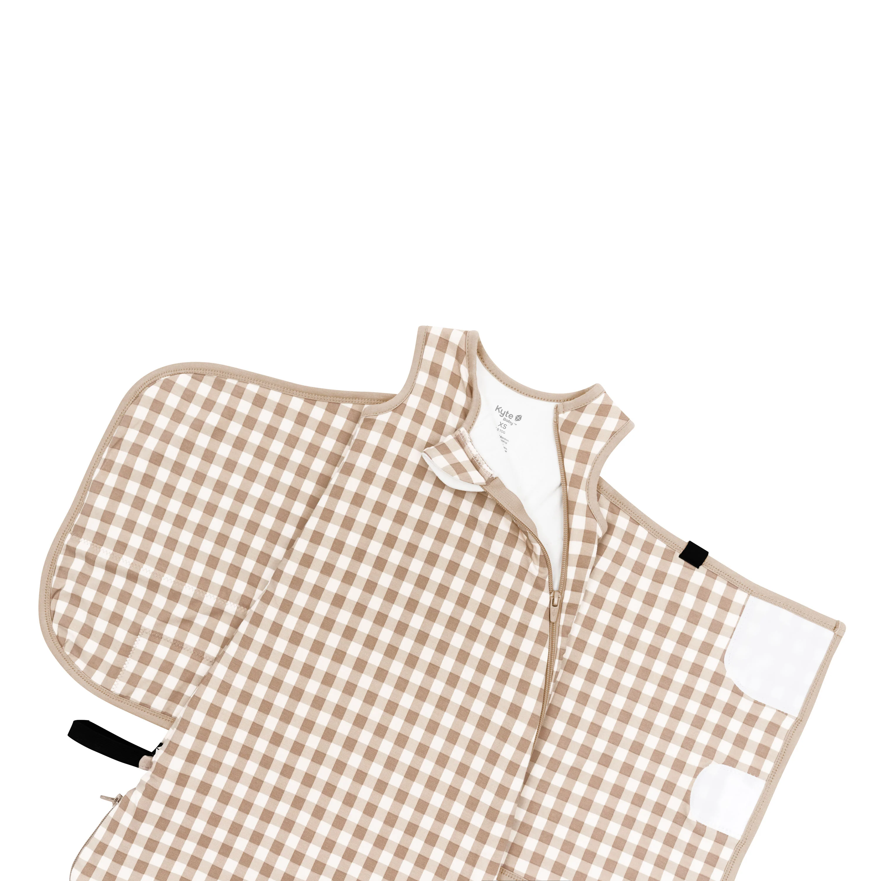 Sleep Bag Swaddler in Gingham Bisque 1.0 - Image 6